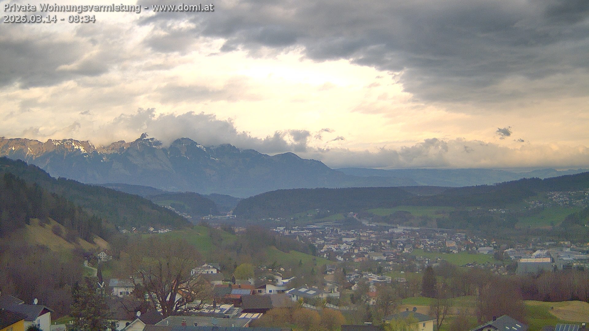 Archiv Foto Webcam Ausblick von Gampelün bei Frastanz