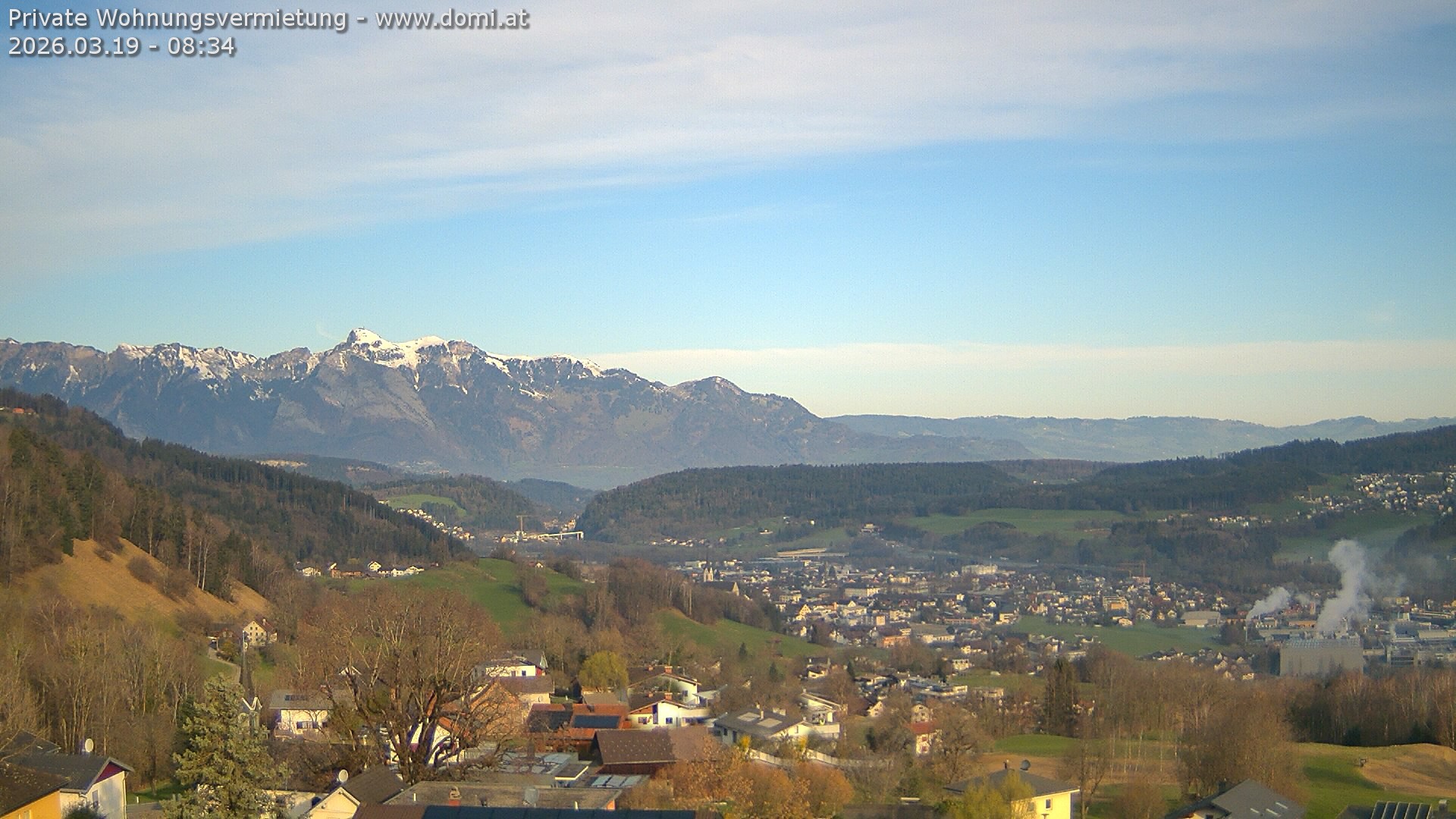 Archiv Foto Webcam Ausblick von Gampelün bei Frastanz