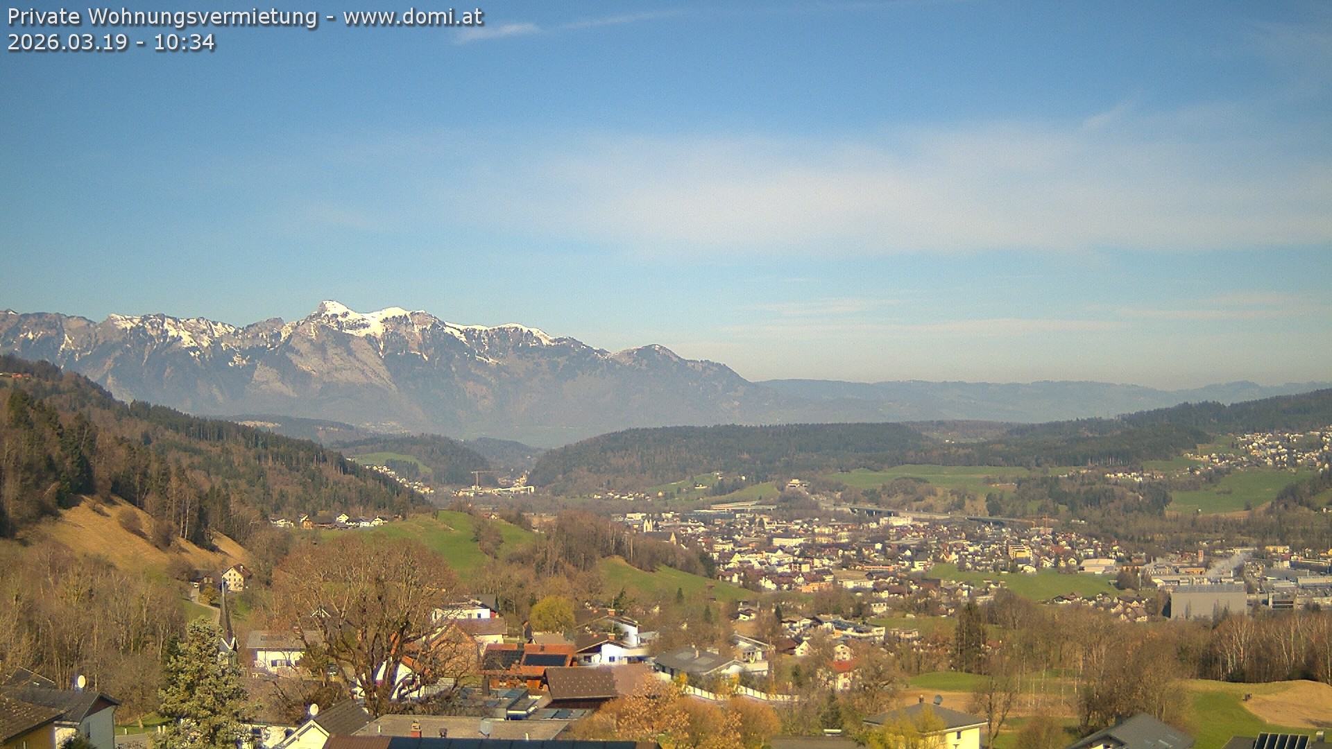 Archiv Foto Webcam Ausblick von Gampelün bei Frastanz