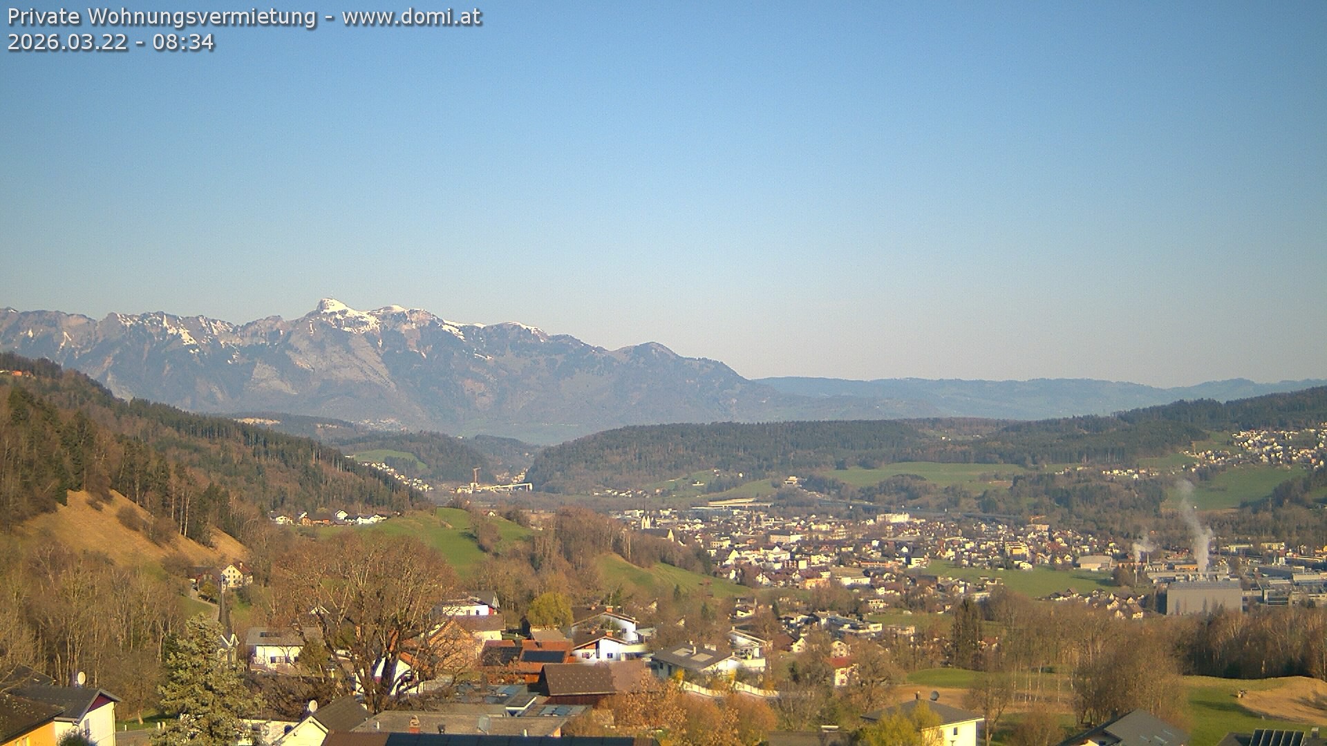 Archiv Foto Webcam Ausblick von Gampelün bei Frastanz