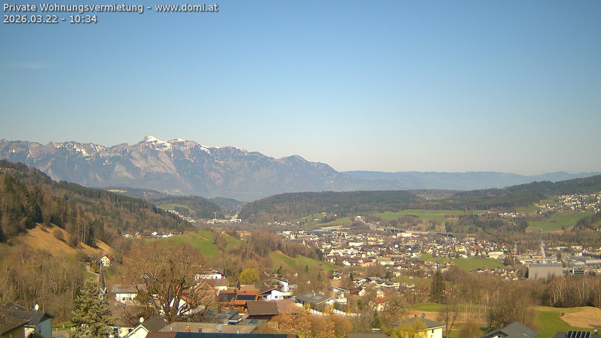 Archiv Foto Webcam Ausblick von Gampelün bei Frastanz