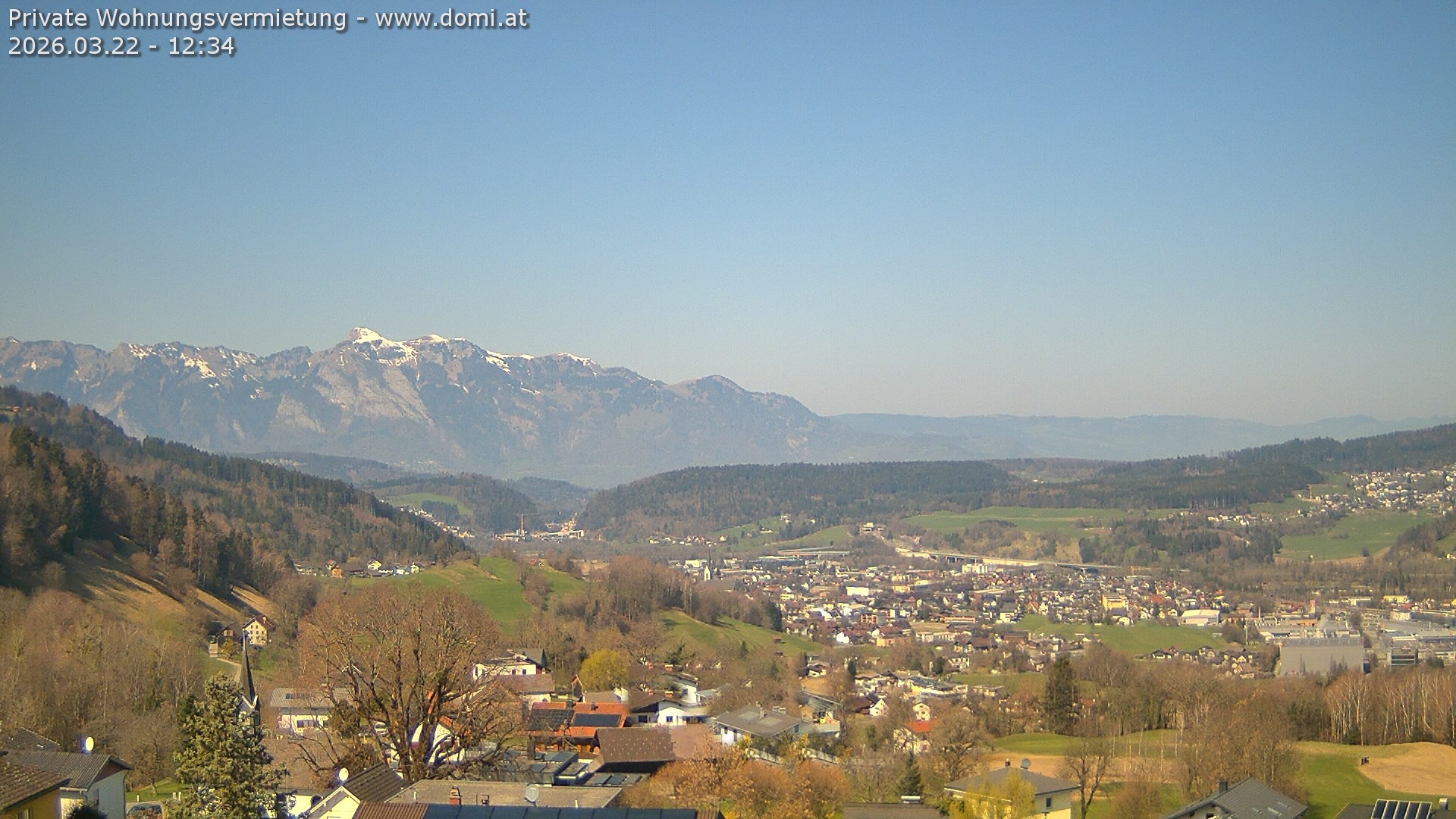 Archiv Foto Webcam Ausblick von Gampelün bei Frastanz