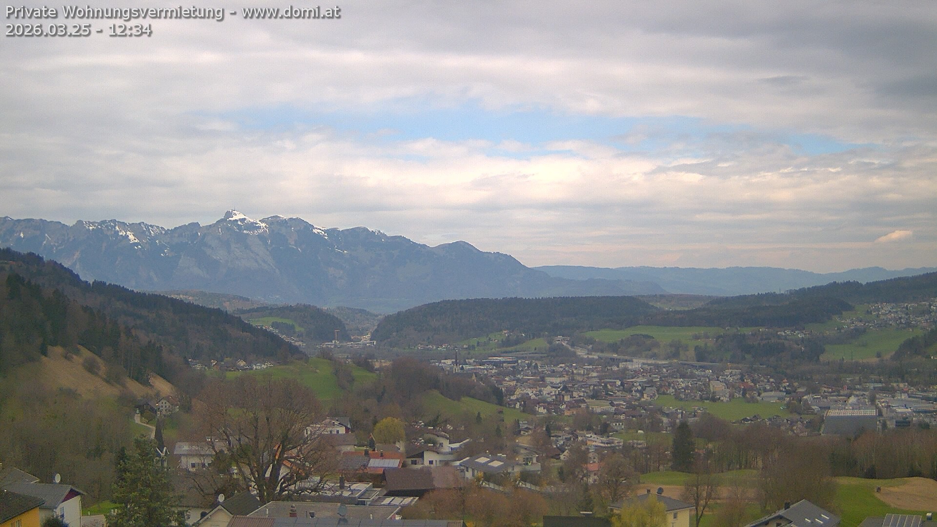 Archived image Webcam View from Gampelün in Frastanz
