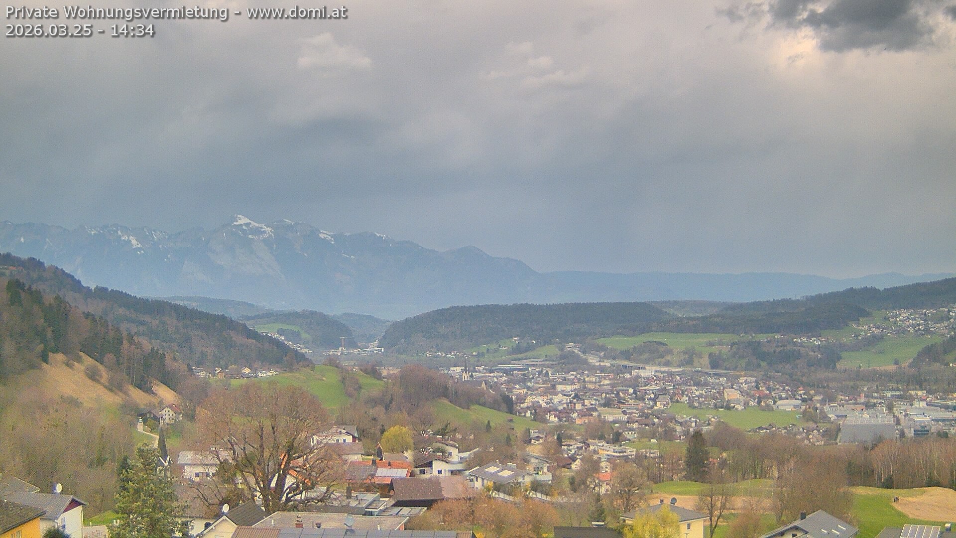 Archived image Webcam View from Gampelün in Frastanz