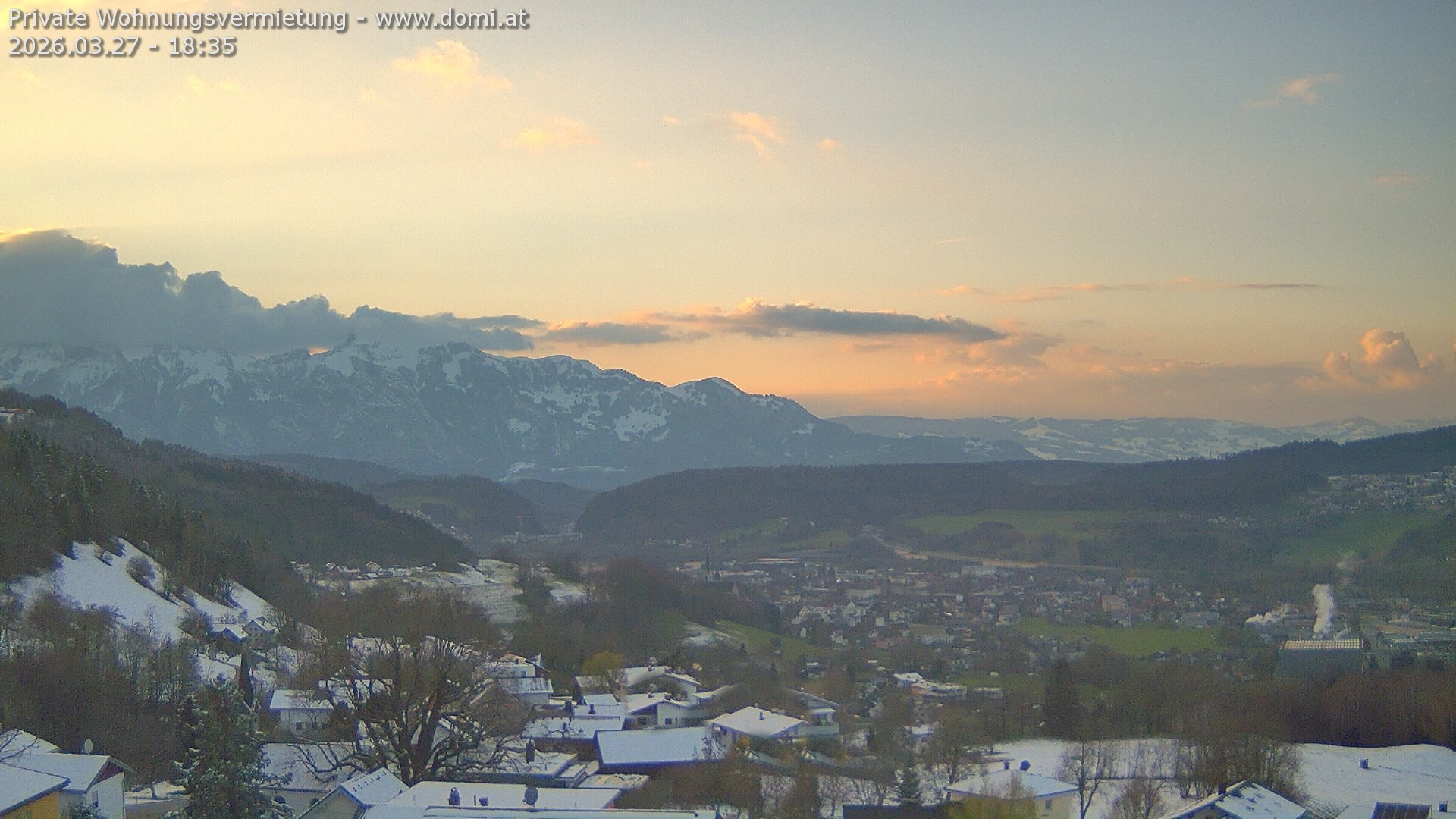 Archived image Webcam View from Gampelün in Frastanz