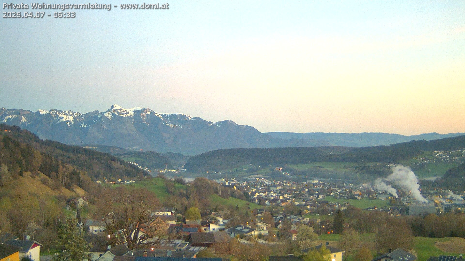 Archived image Webcam View from Gampelün in Frastanz