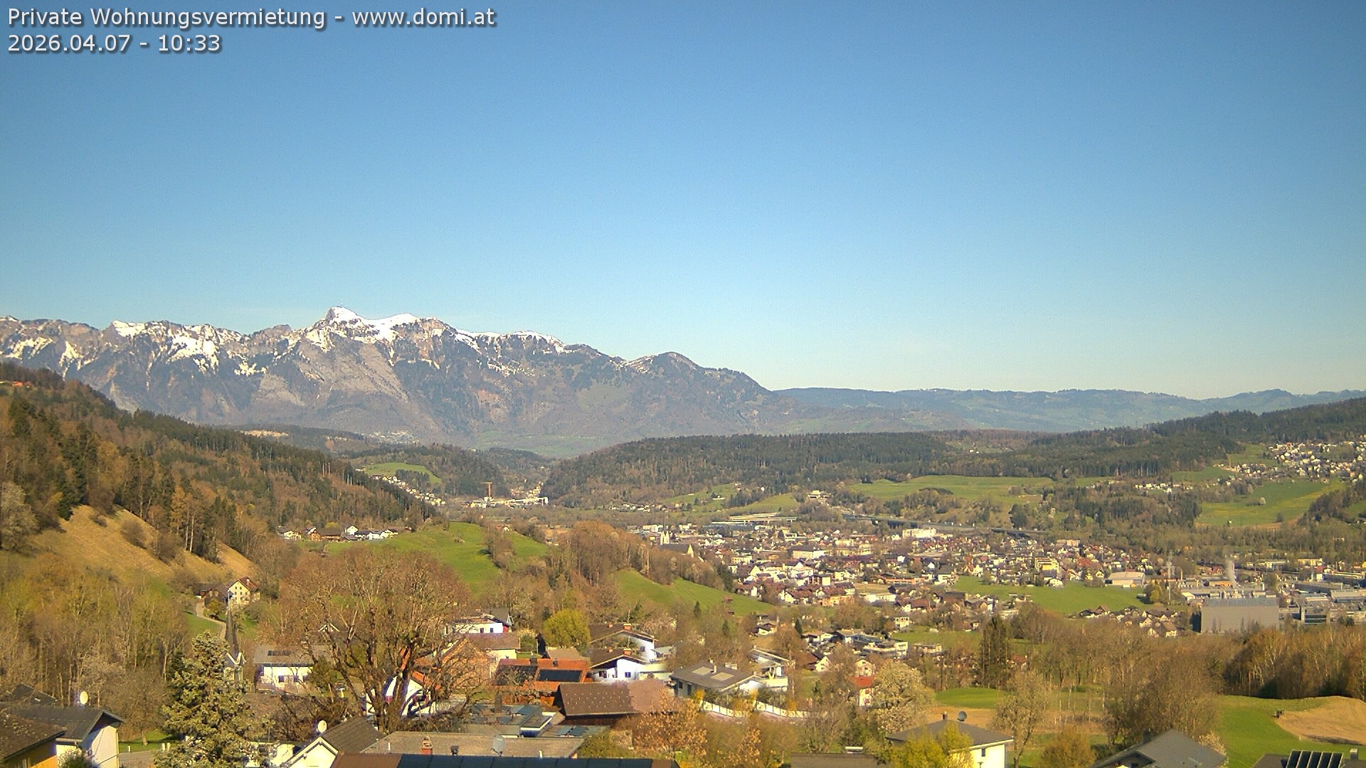 Archiv Foto Webcam Ausblick von Gampelün bei Frastanz