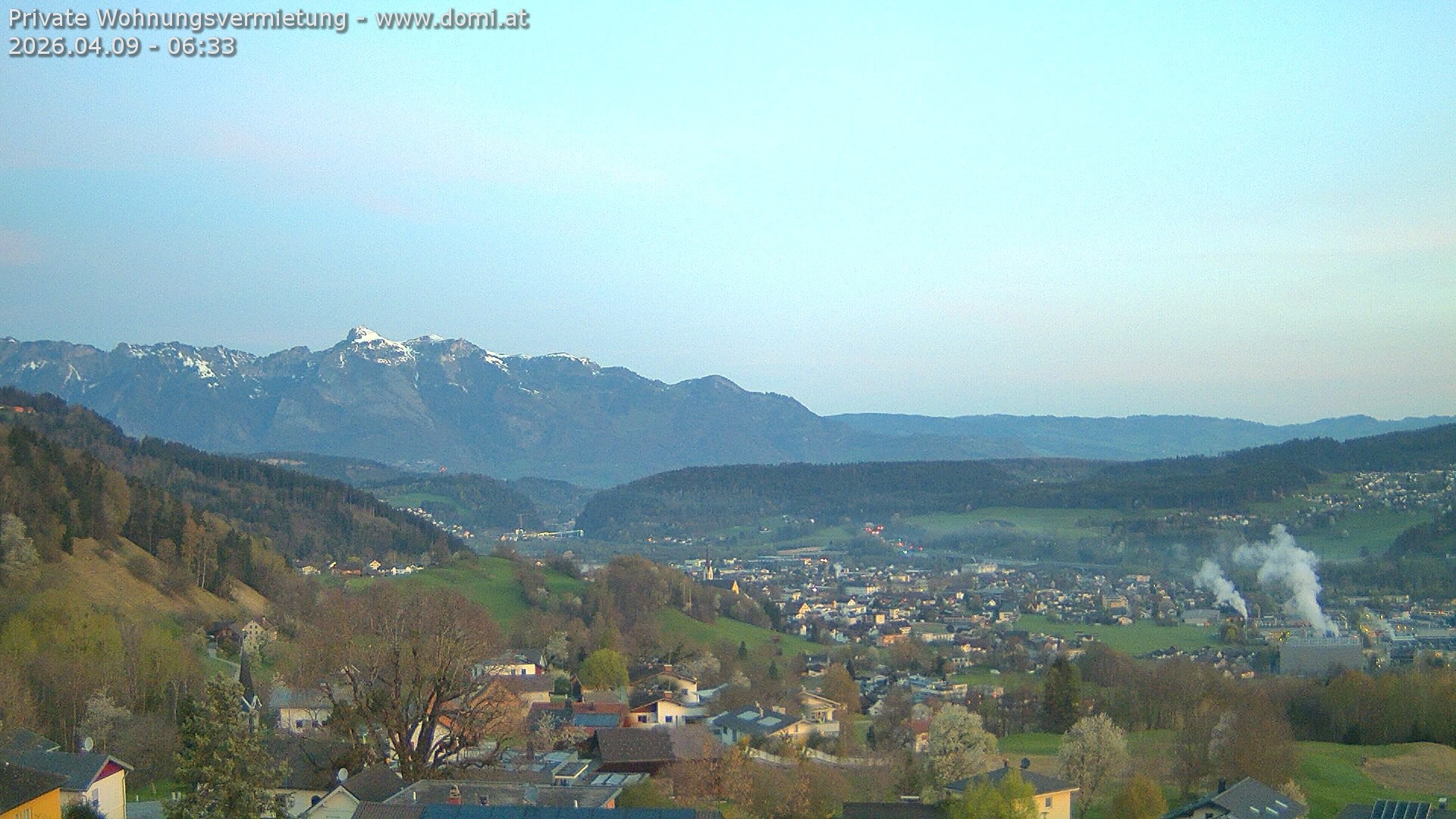 Archived image Webcam View from Gampelün in Frastanz
