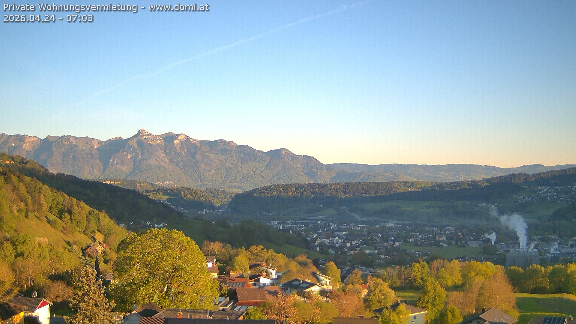 Archiv Foto Webcam Ausblick von Gampelün bei Frastanz