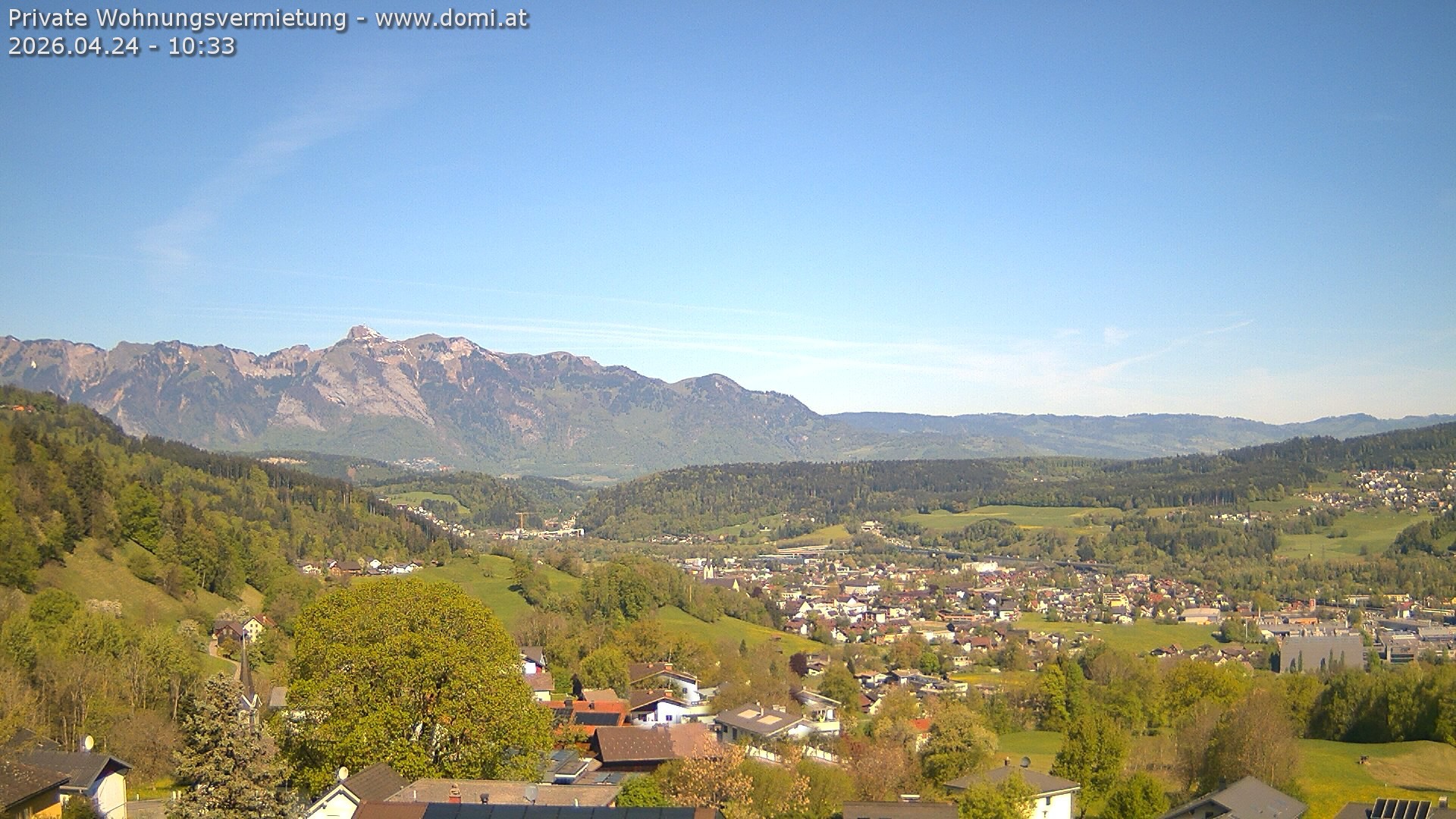 Archiv Foto Webcam Ausblick von Gampelün bei Frastanz