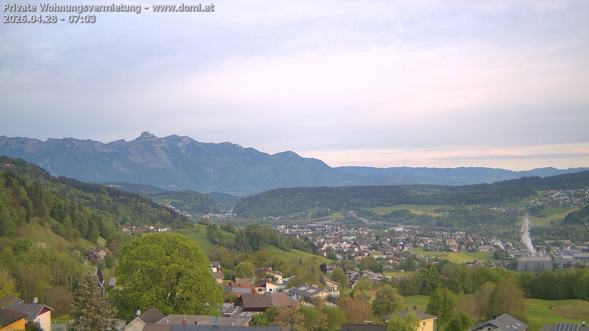 Archiv Foto Webcam Ausblick von Gampelün bei Frastanz