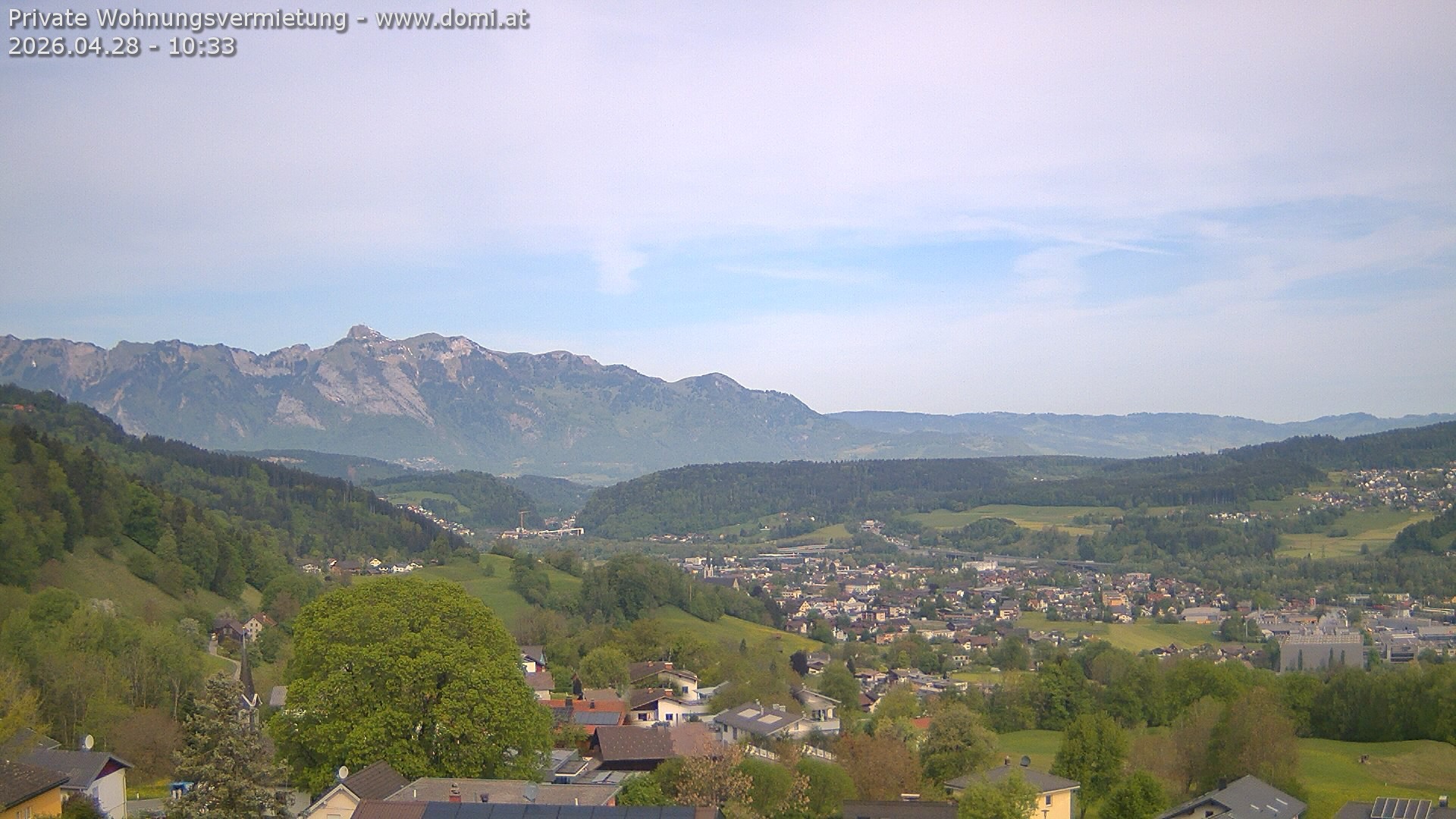 Archiv Foto Webcam Ausblick von Gampelün bei Frastanz