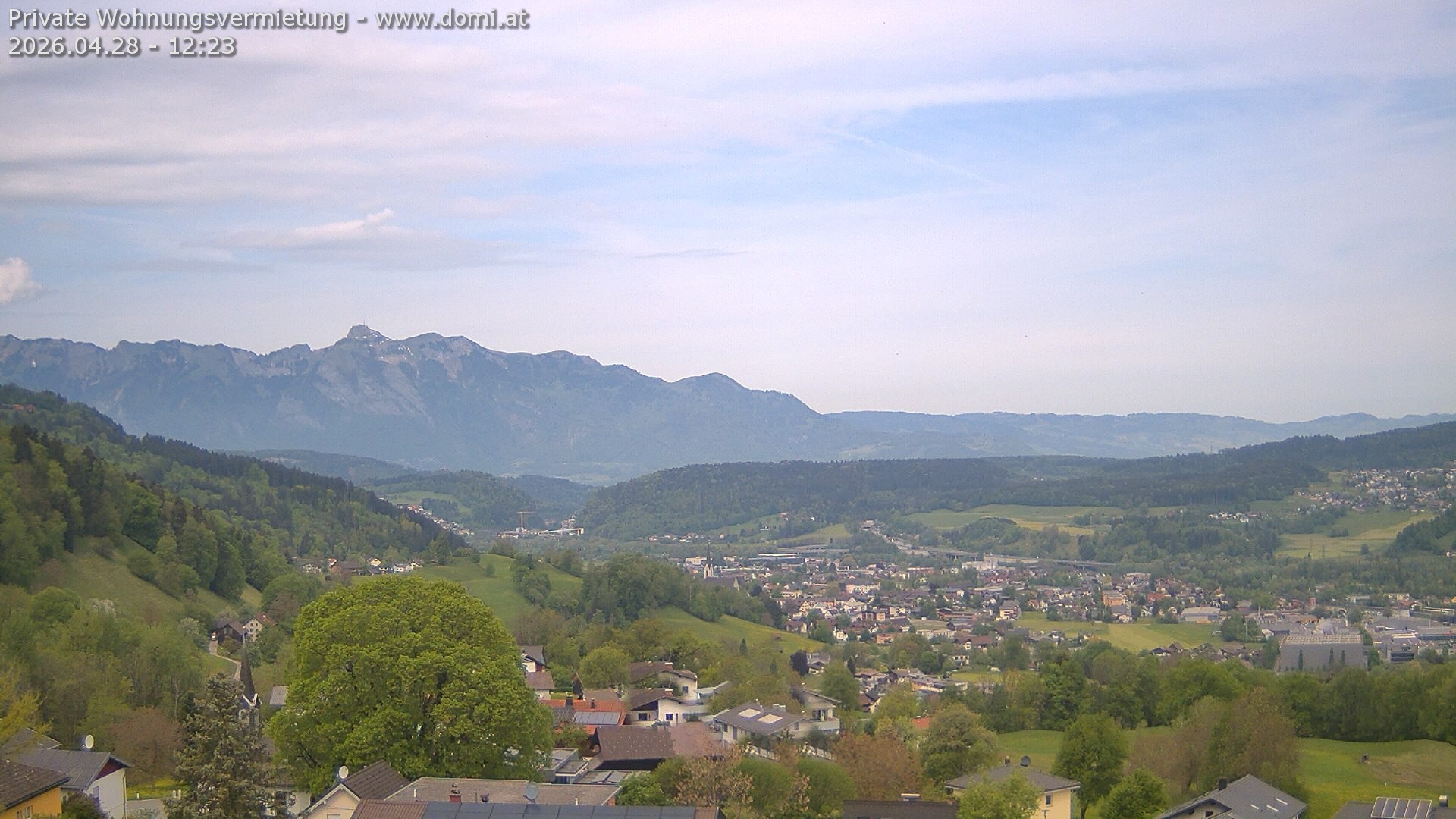 Archiv Foto Webcam Ausblick von Gampelün bei Frastanz