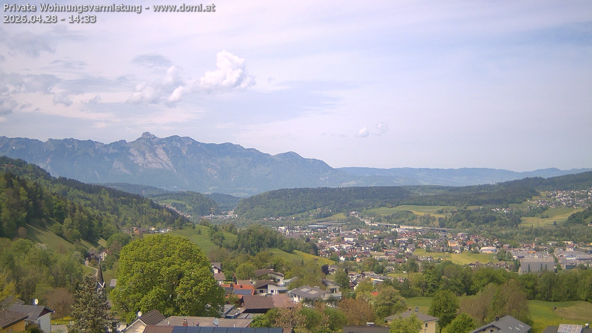 Archiv Foto Webcam Ausblick von Gampelün bei Frastanz