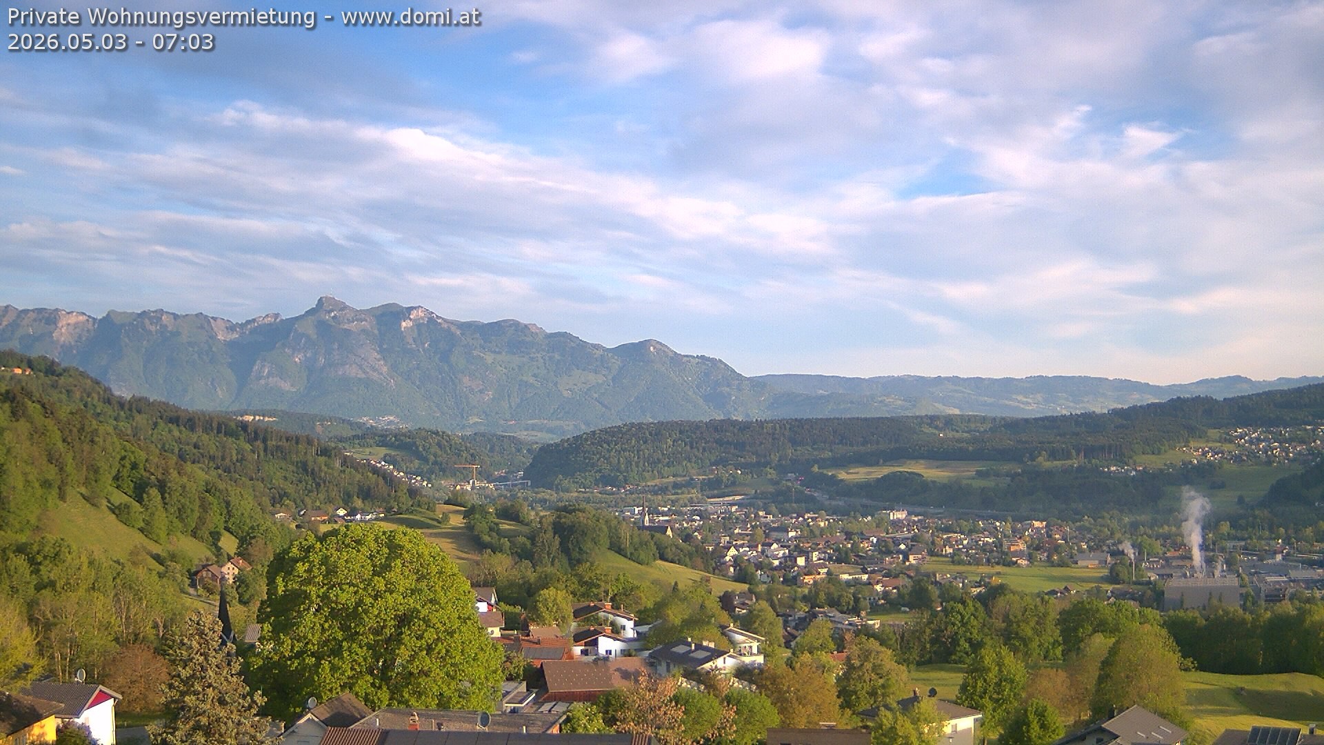 Archiv Foto Webcam Ausblick von Gampelün bei Frastanz