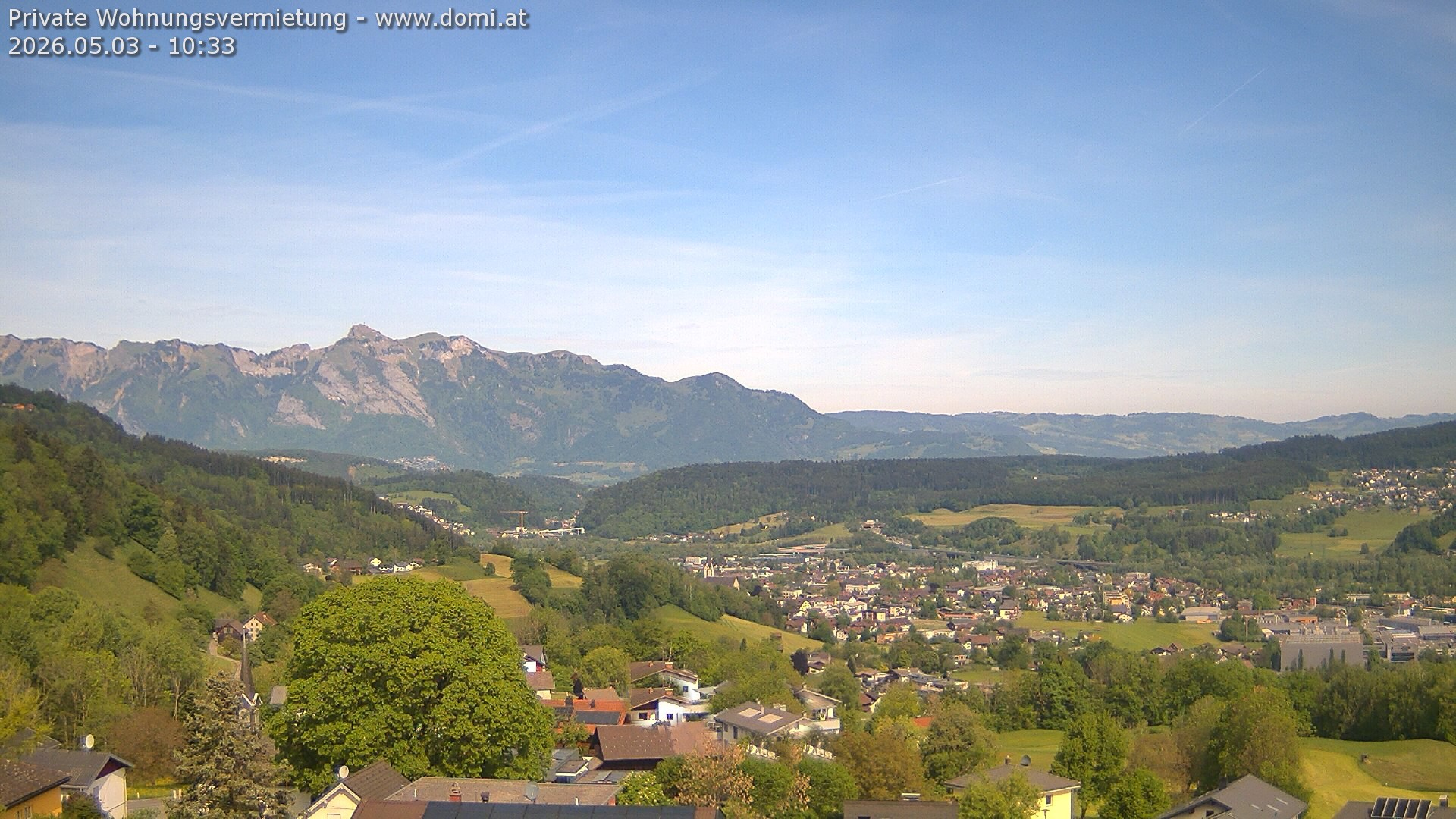 Archiv Foto Webcam Ausblick von Gampelün bei Frastanz