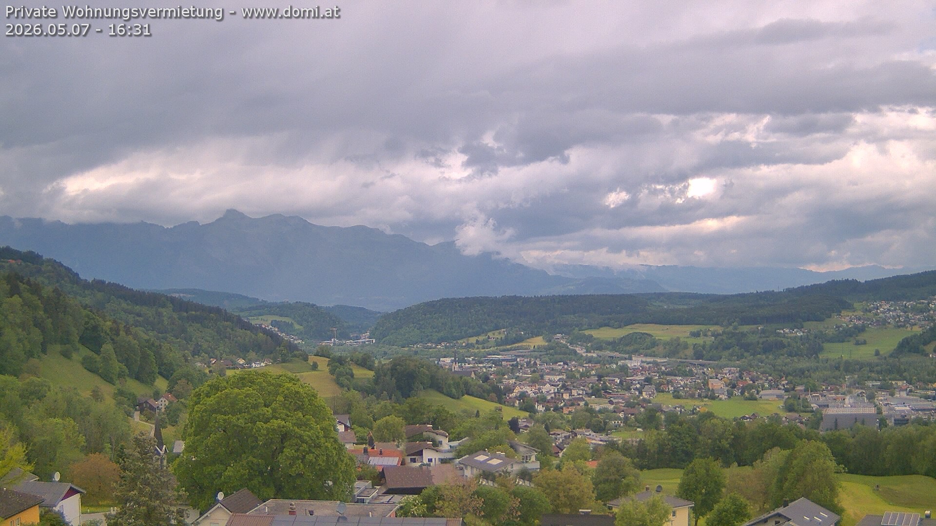 Archiv Foto Webcam Ausblick von Gampelün bei Frastanz