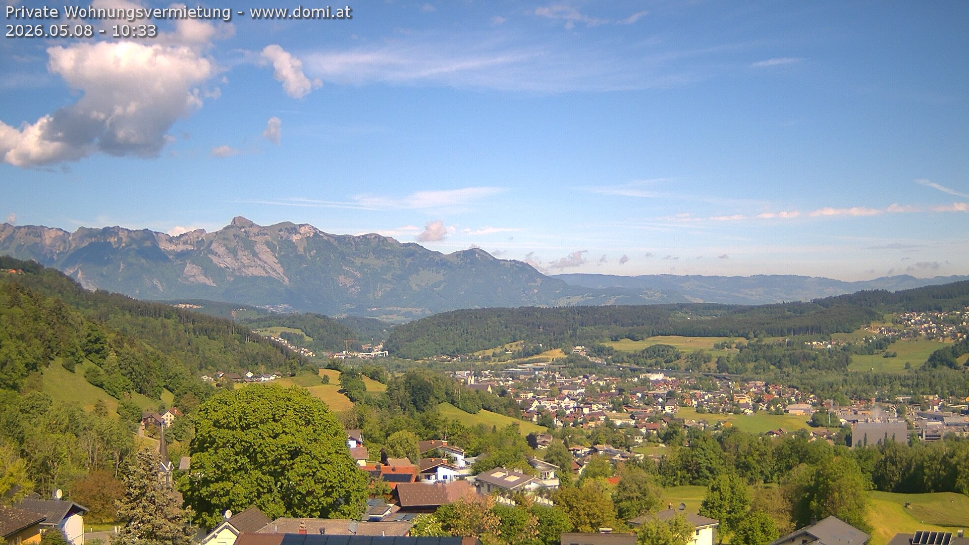 Archiv Foto Webcam Ausblick von Gampelün bei Frastanz