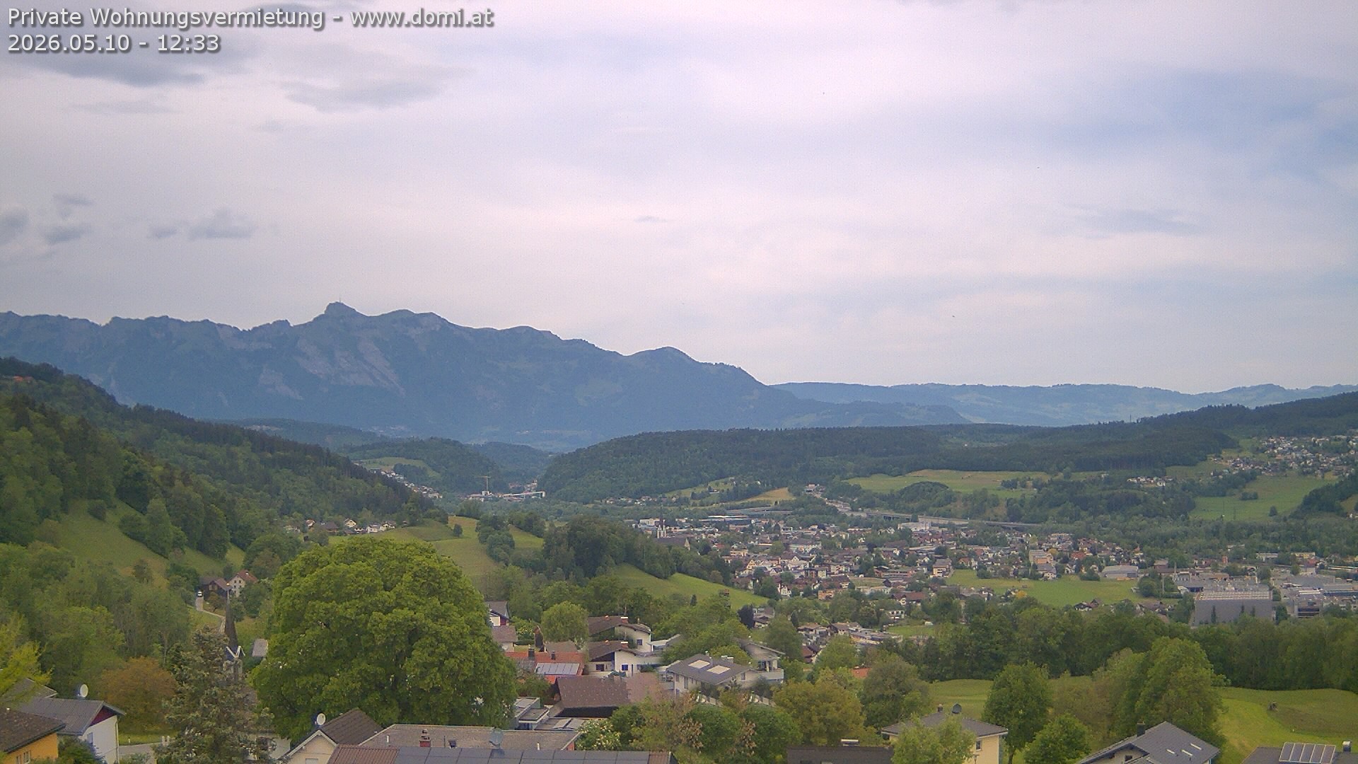 Archived image Webcam View from Gampelün in Frastanz