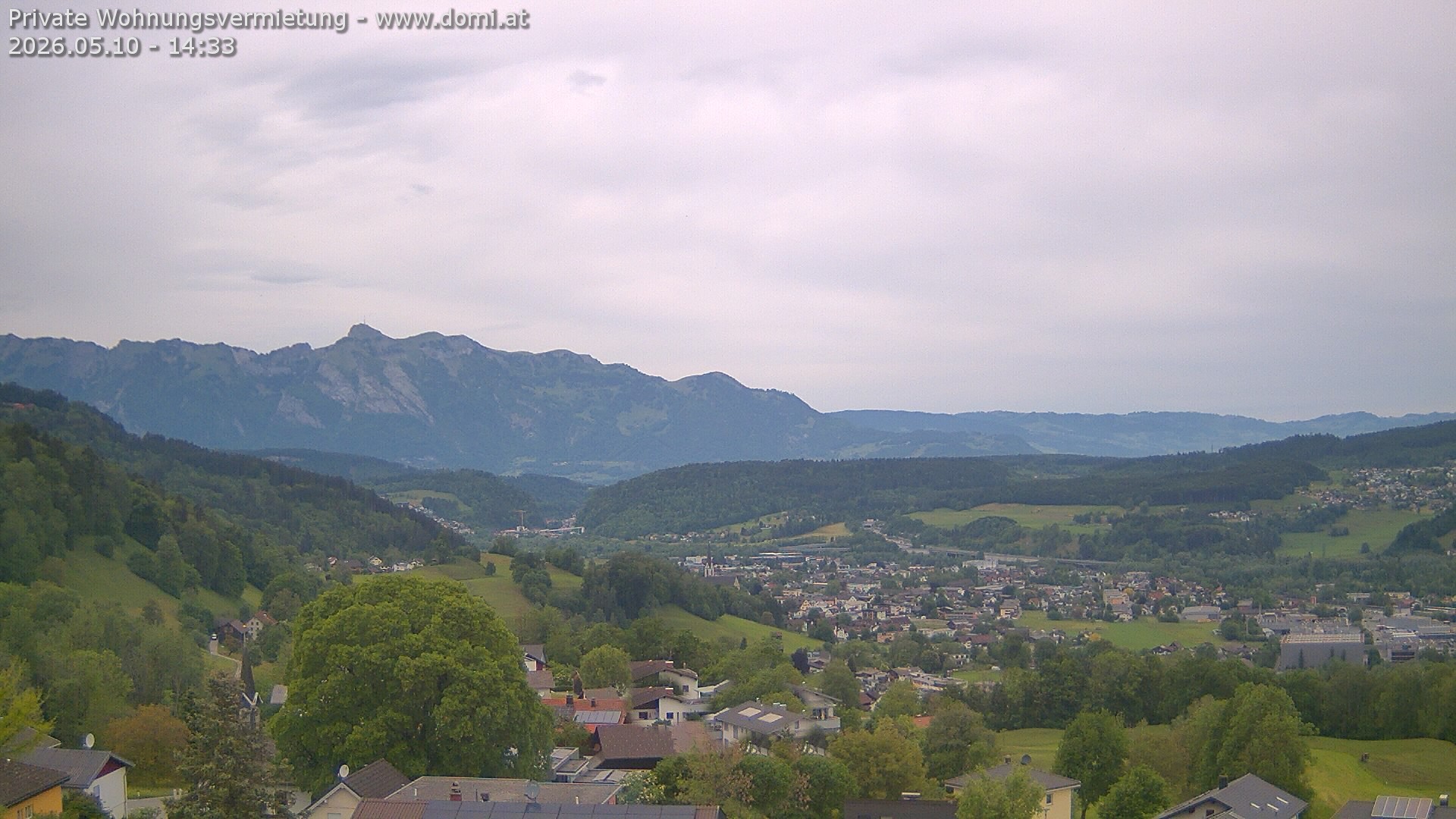 Archived image Webcam View from Gampelün in Frastanz