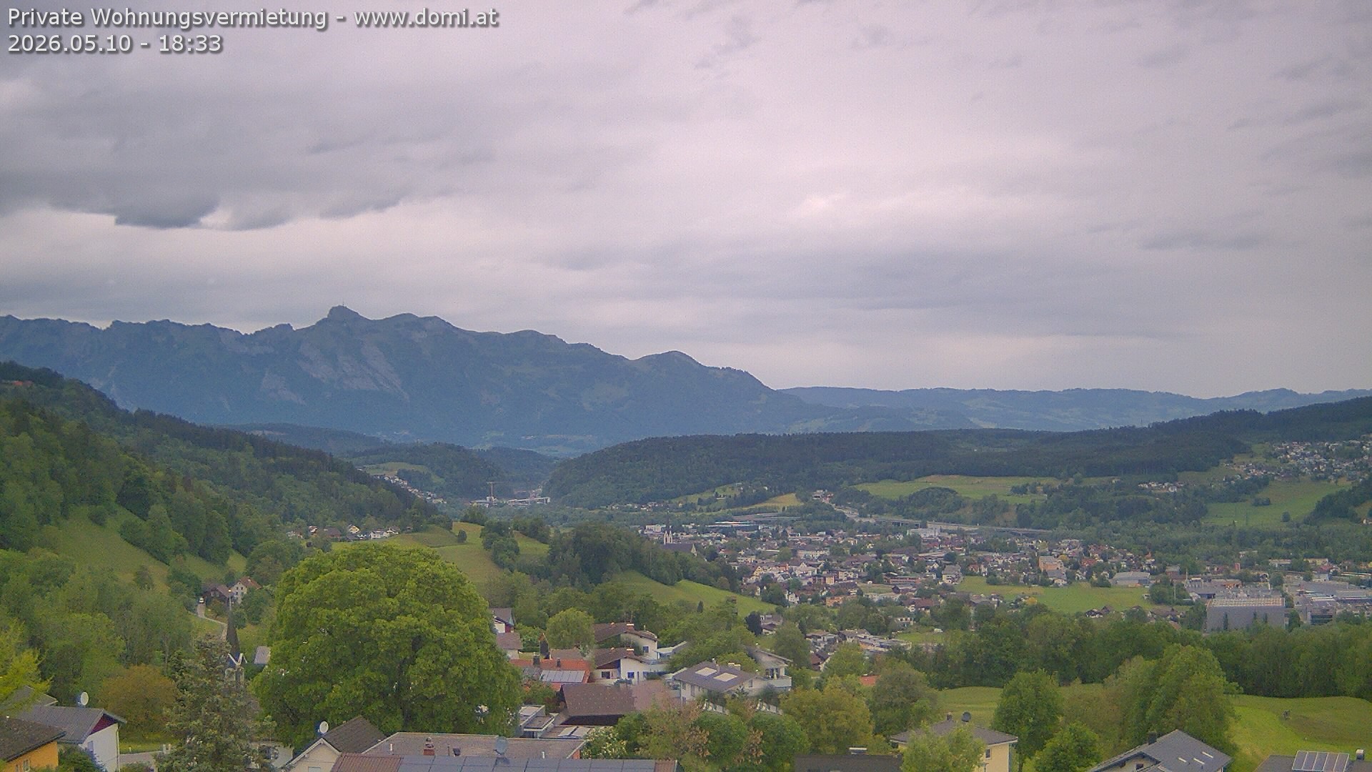 Archived image Webcam View from Gampelün in Frastanz