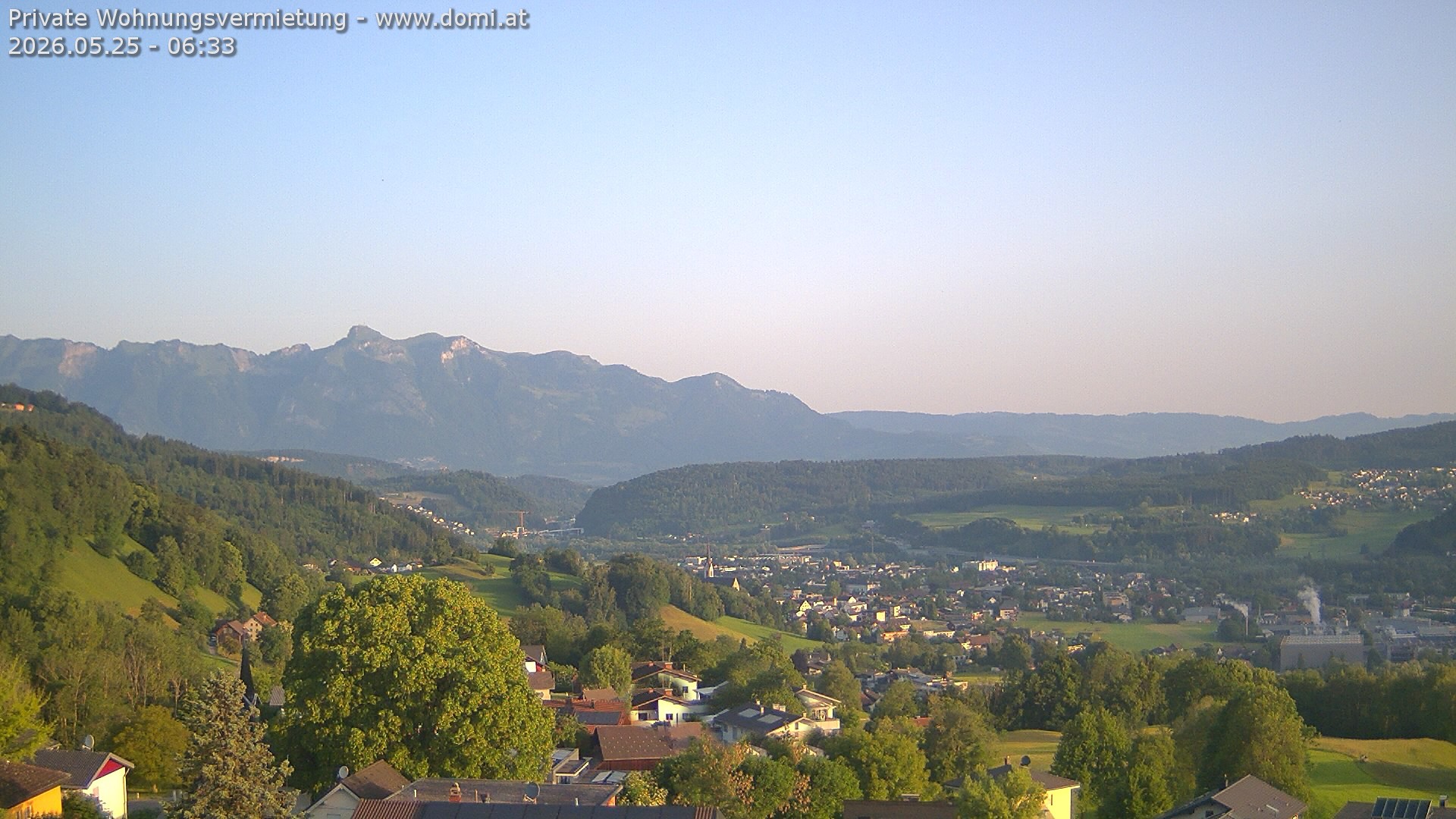 Archived image Webcam View from Gampelün in Frastanz