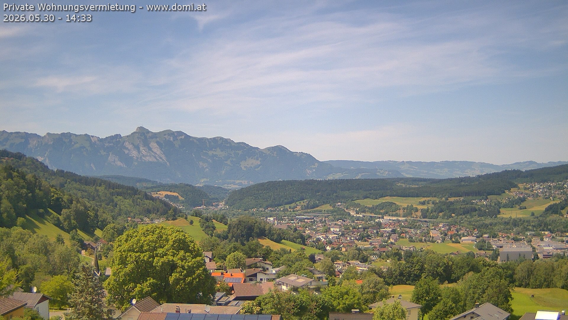Archiv Foto Webcam Ausblick von Gampelün bei Frastanz