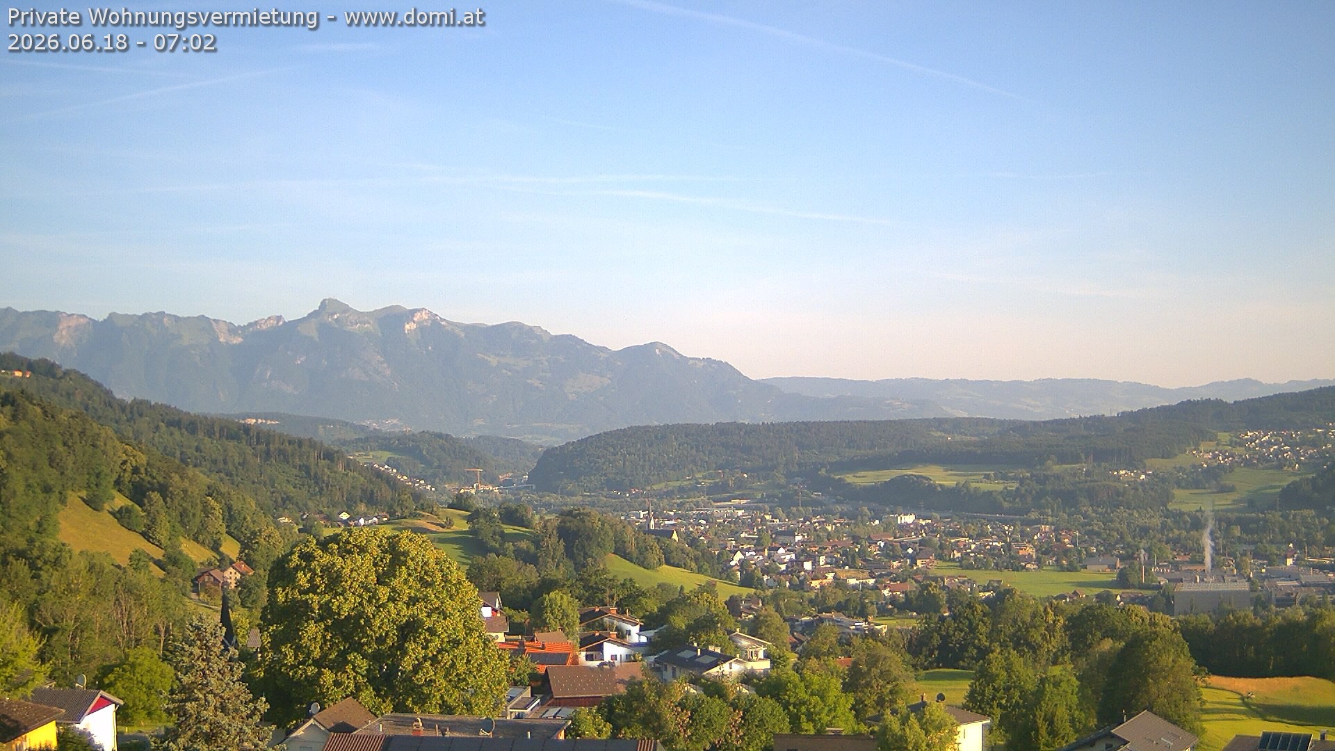 Archiv Foto Webcam Ausblick von Gampelün bei Frastanz