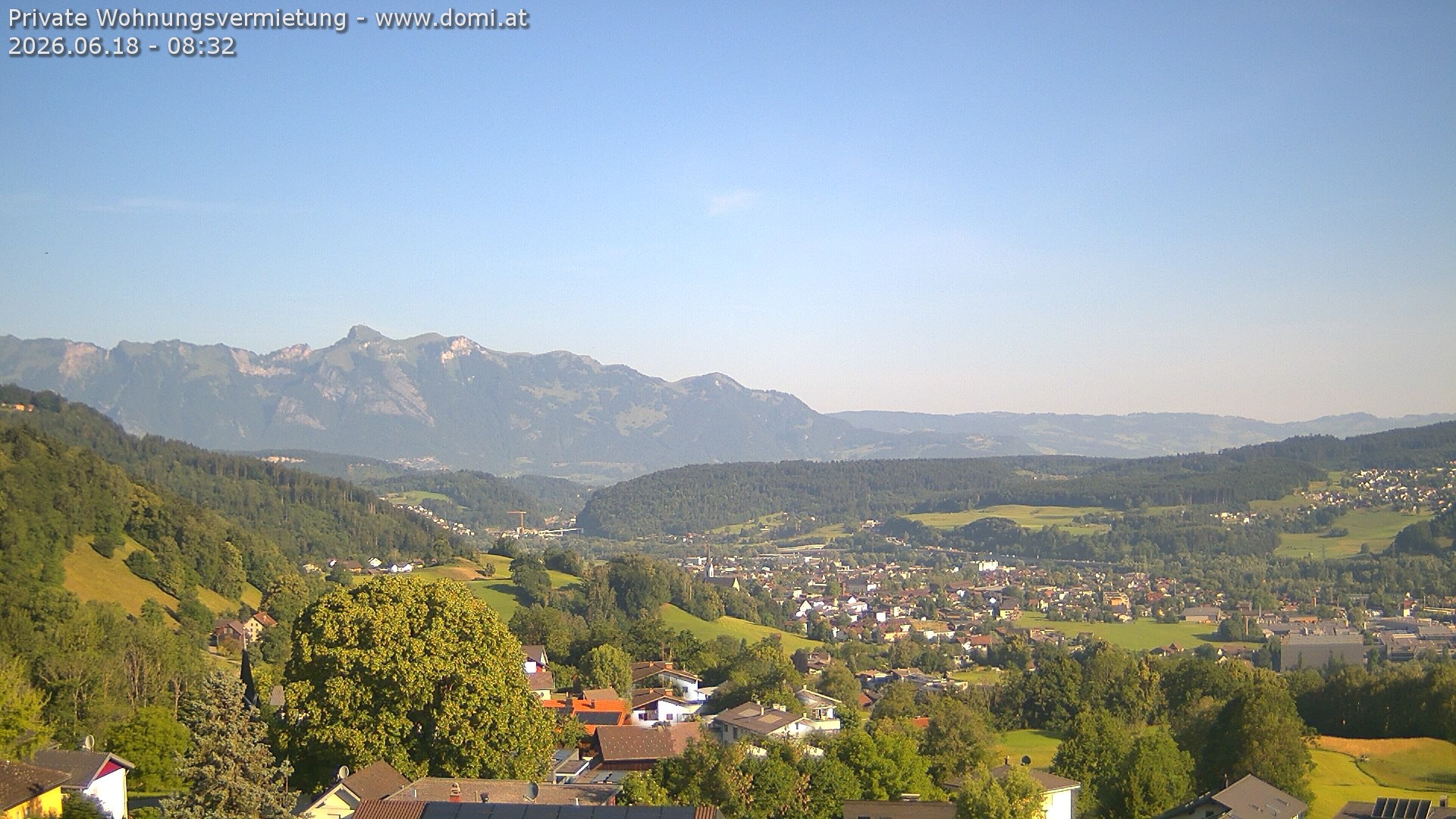 Archiv Foto Webcam Ausblick von Gampelün bei Frastanz