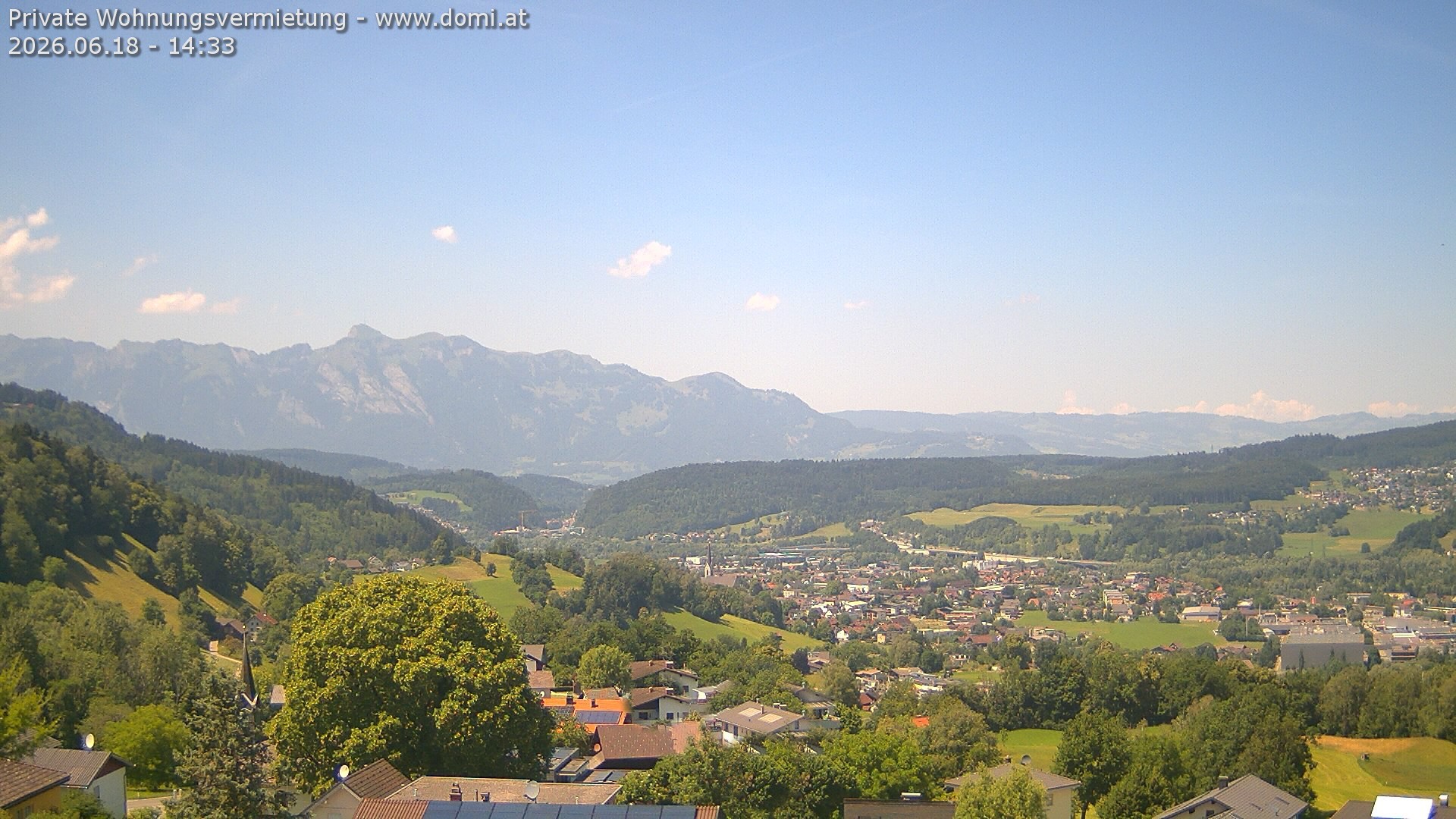 Archiv Foto Webcam Ausblick von Gampelün bei Frastanz