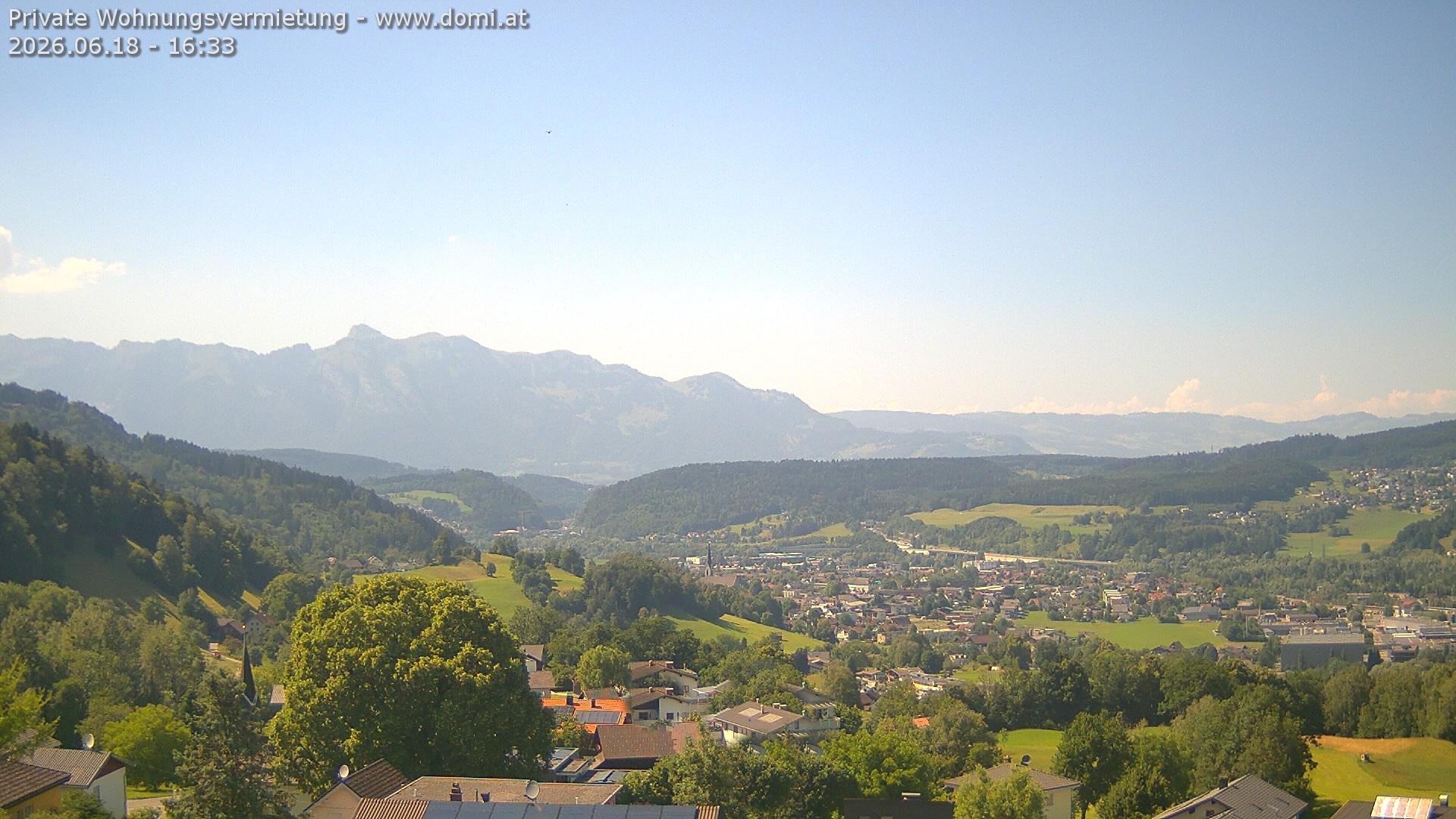 Archiv Foto Webcam Ausblick von Gampelün bei Frastanz