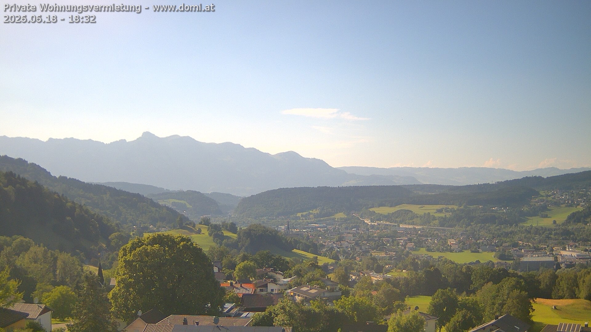 Archiv Foto Webcam Ausblick von Gampelün bei Frastanz