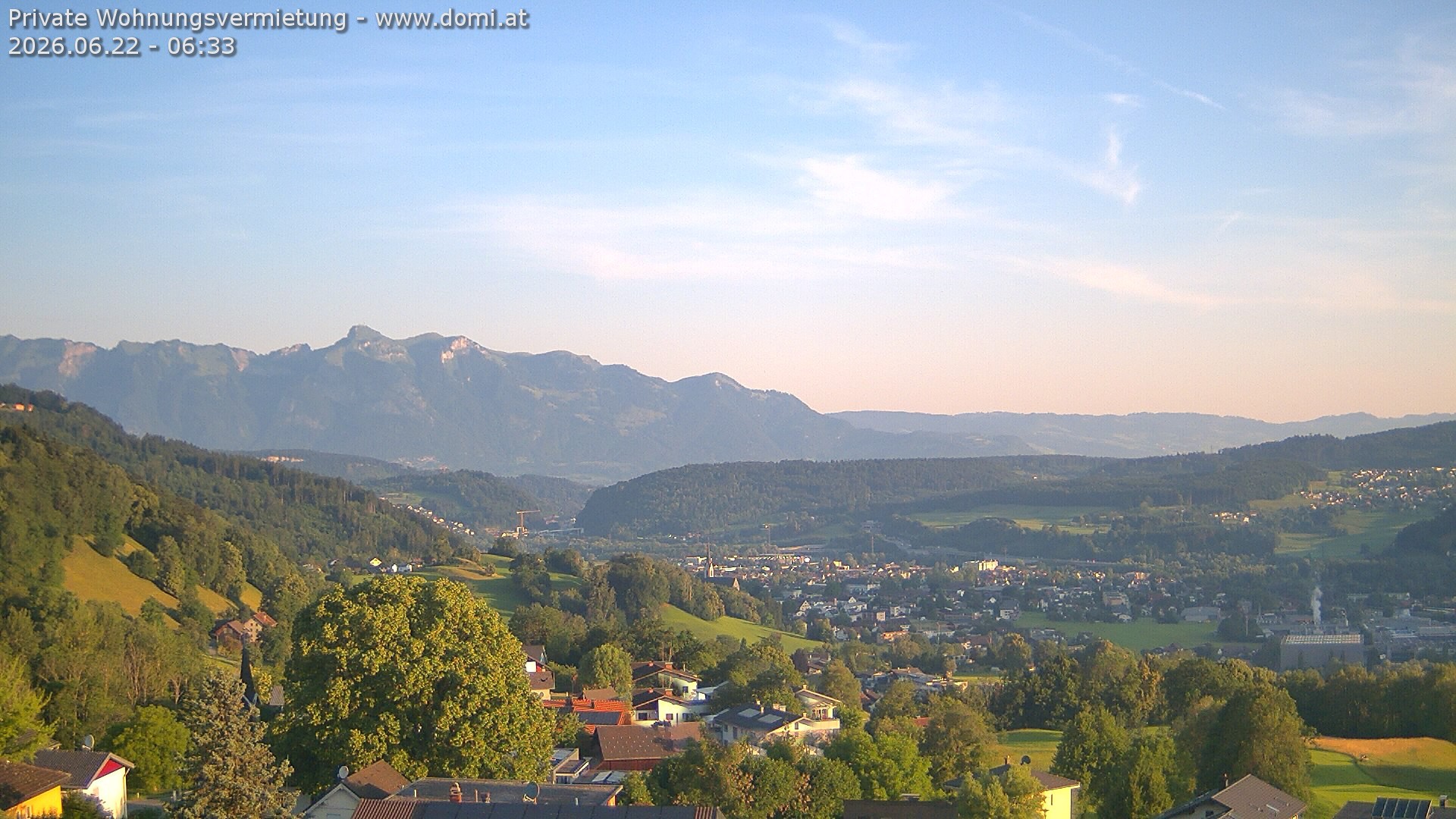 Archiv Foto Webcam Ausblick von Gampelün bei Frastanz