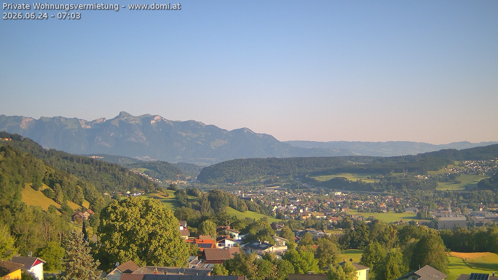 Archiv Foto Webcam Ausblick von Gampelün bei Frastanz