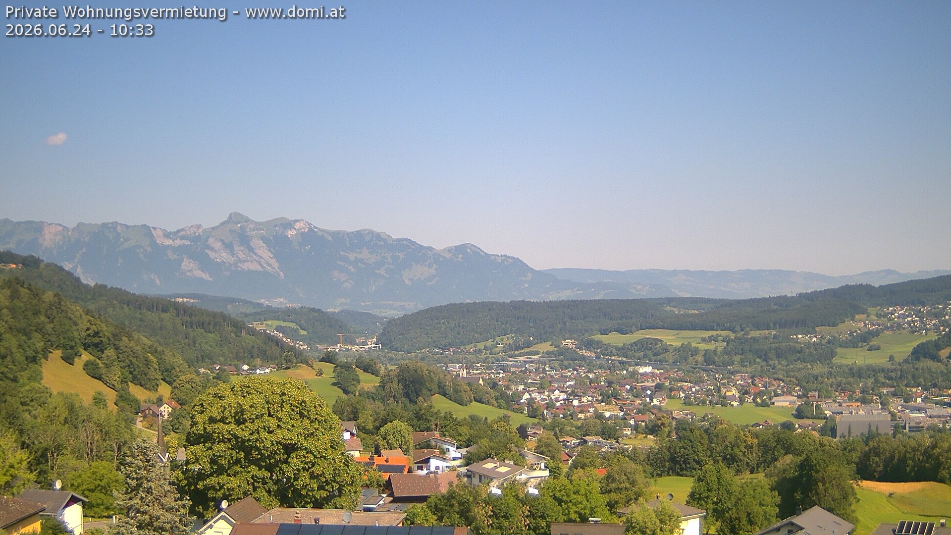 Archiv Foto Webcam Ausblick von Gampelün bei Frastanz