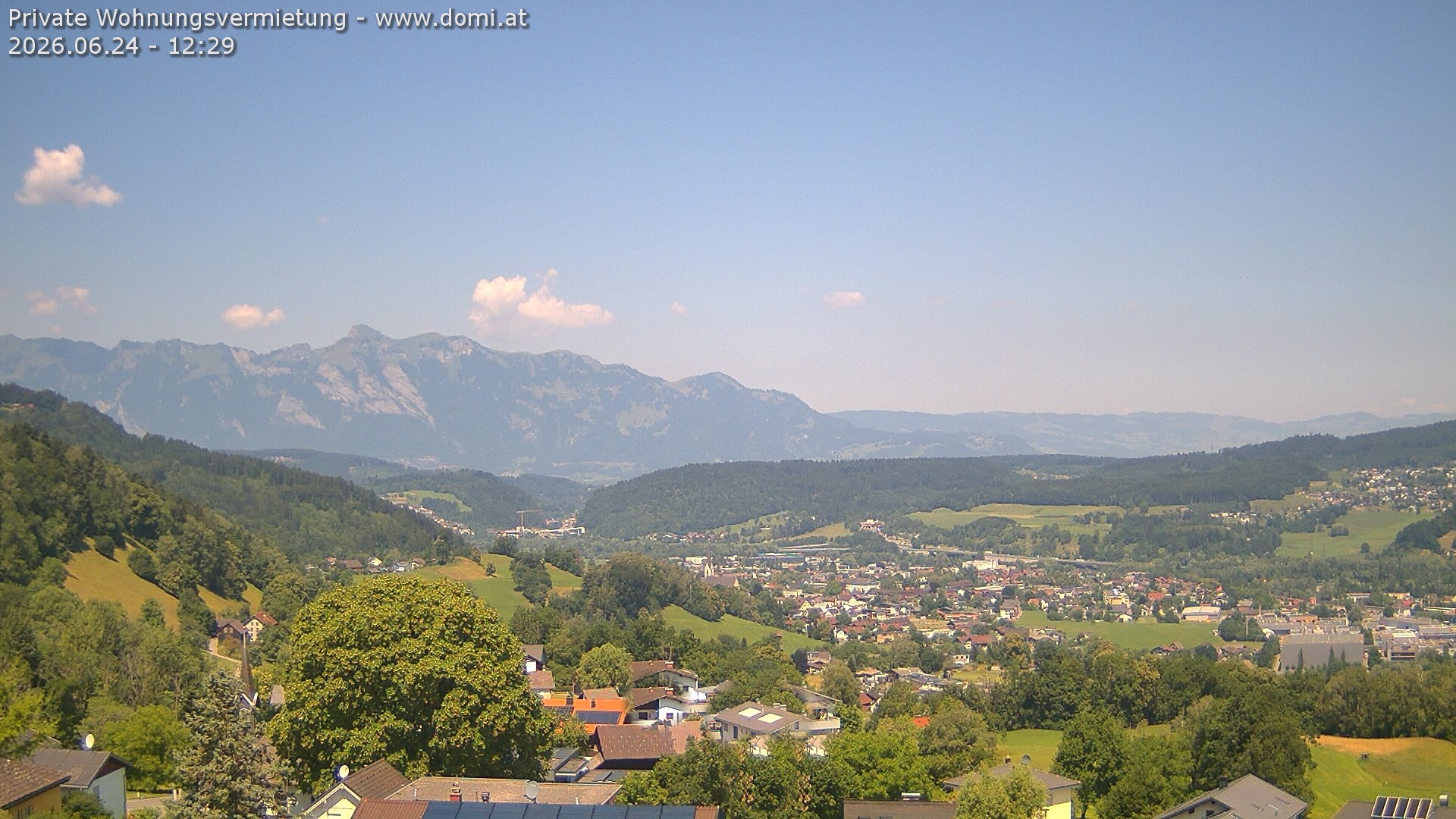 Archiv Foto Webcam Ausblick von Gampelün bei Frastanz