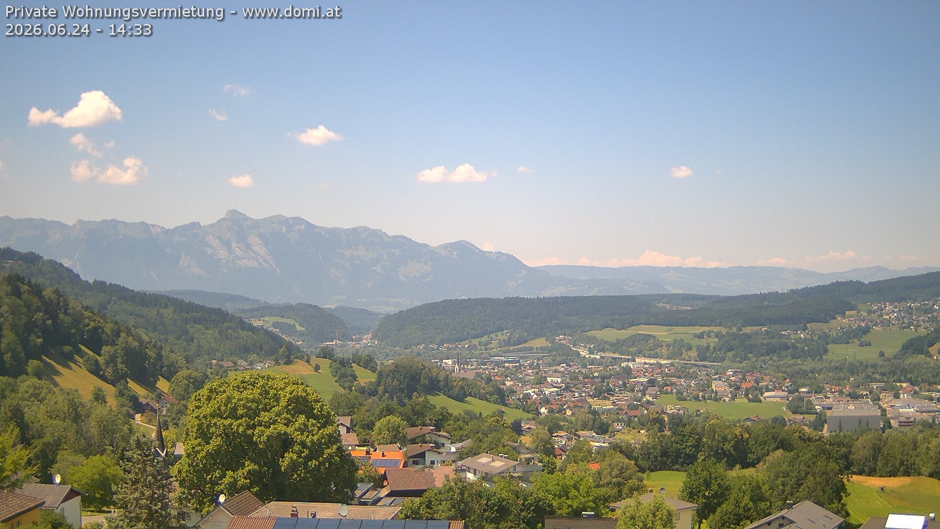 Archiv Foto Webcam Ausblick von Gampelün bei Frastanz