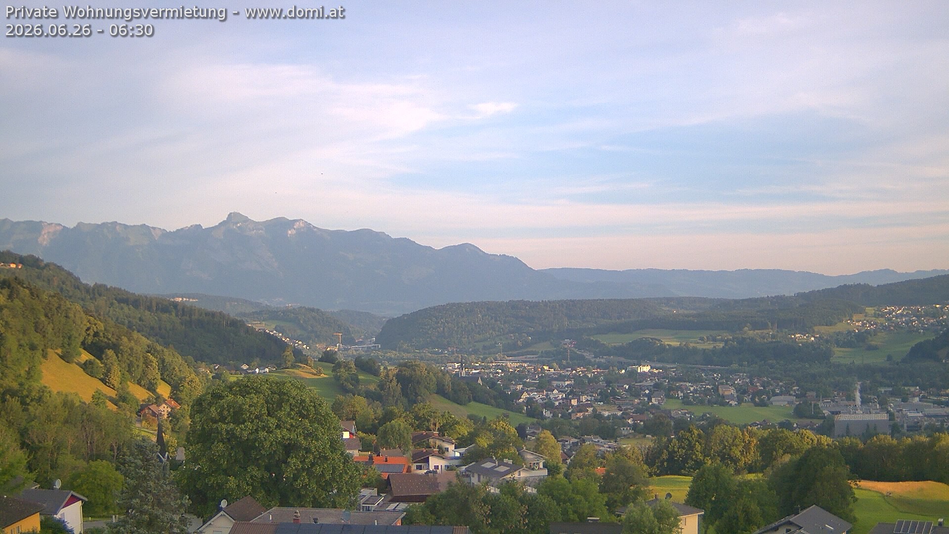 Archiv Foto Webcam Ausblick von Gampelün bei Frastanz