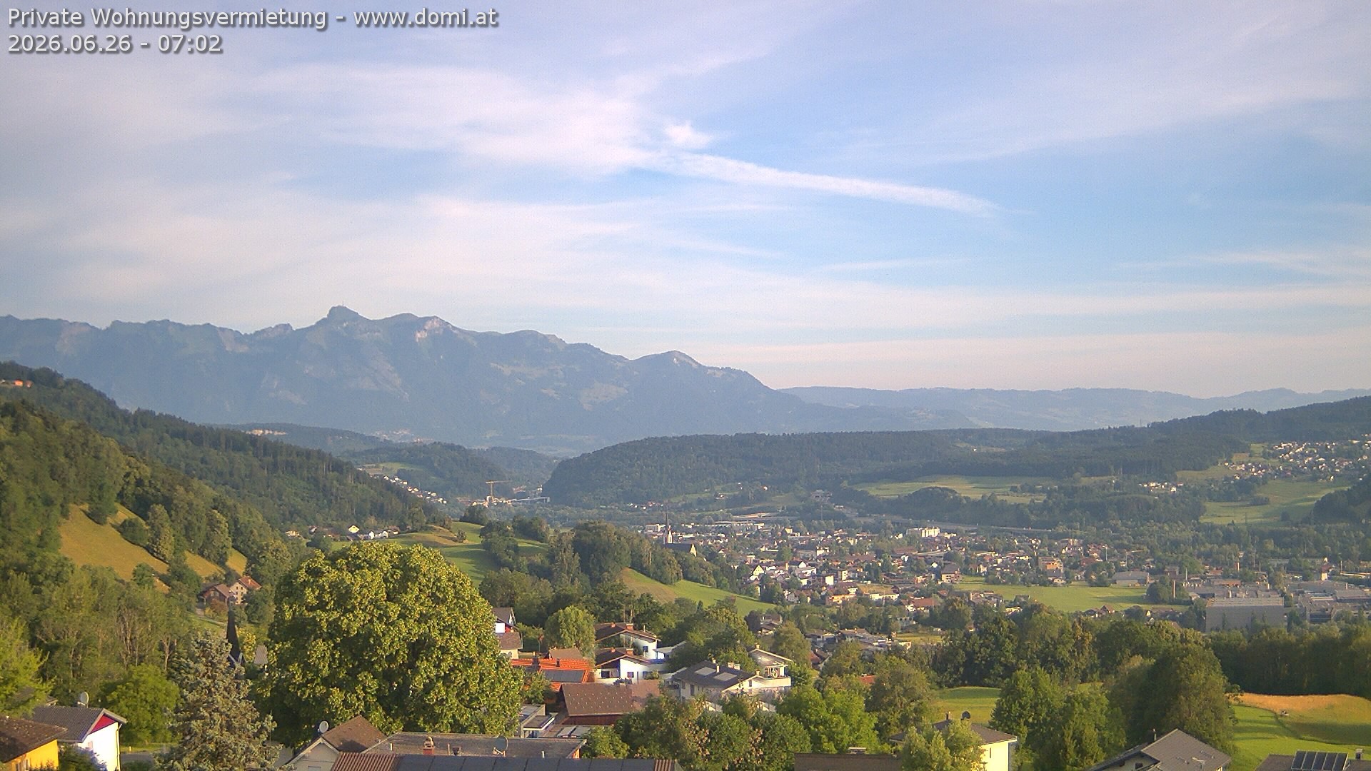 Archiv Foto Webcam Ausblick von Gampelün bei Frastanz