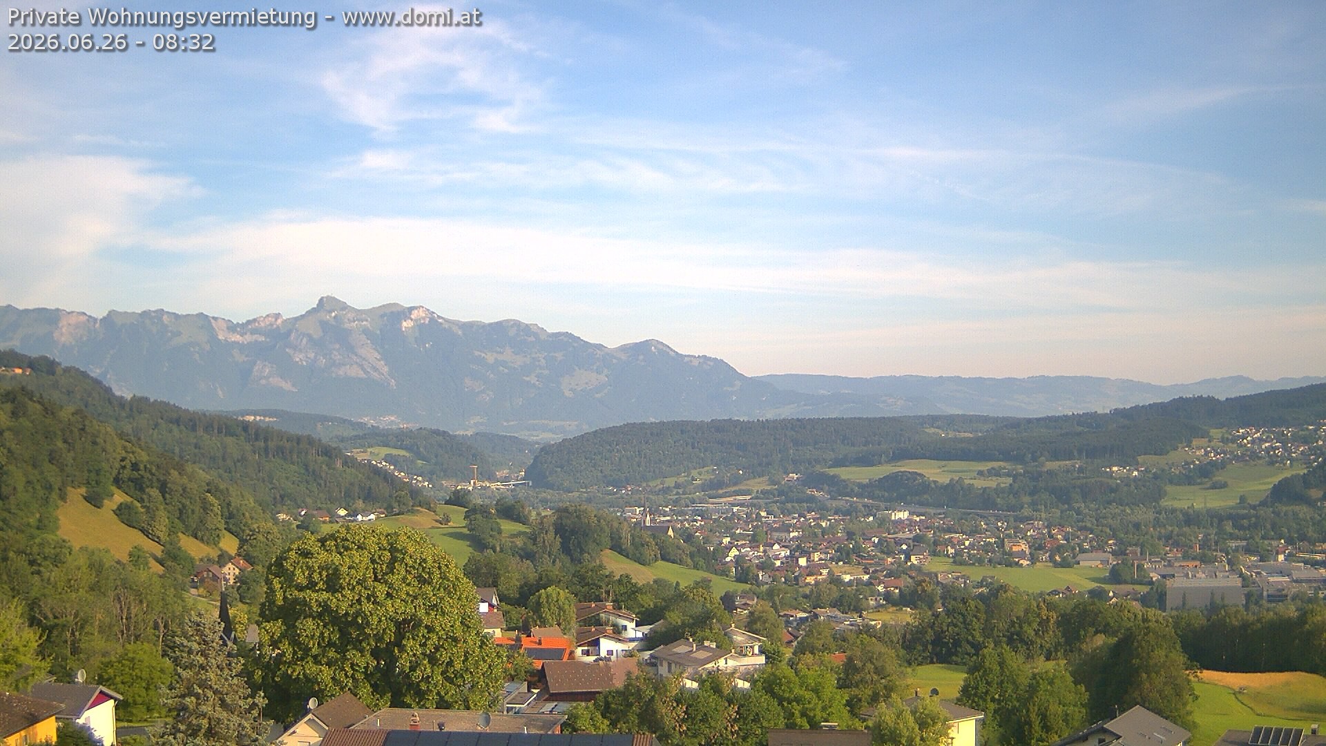 Archiv Foto Webcam Ausblick von Gampelün bei Frastanz