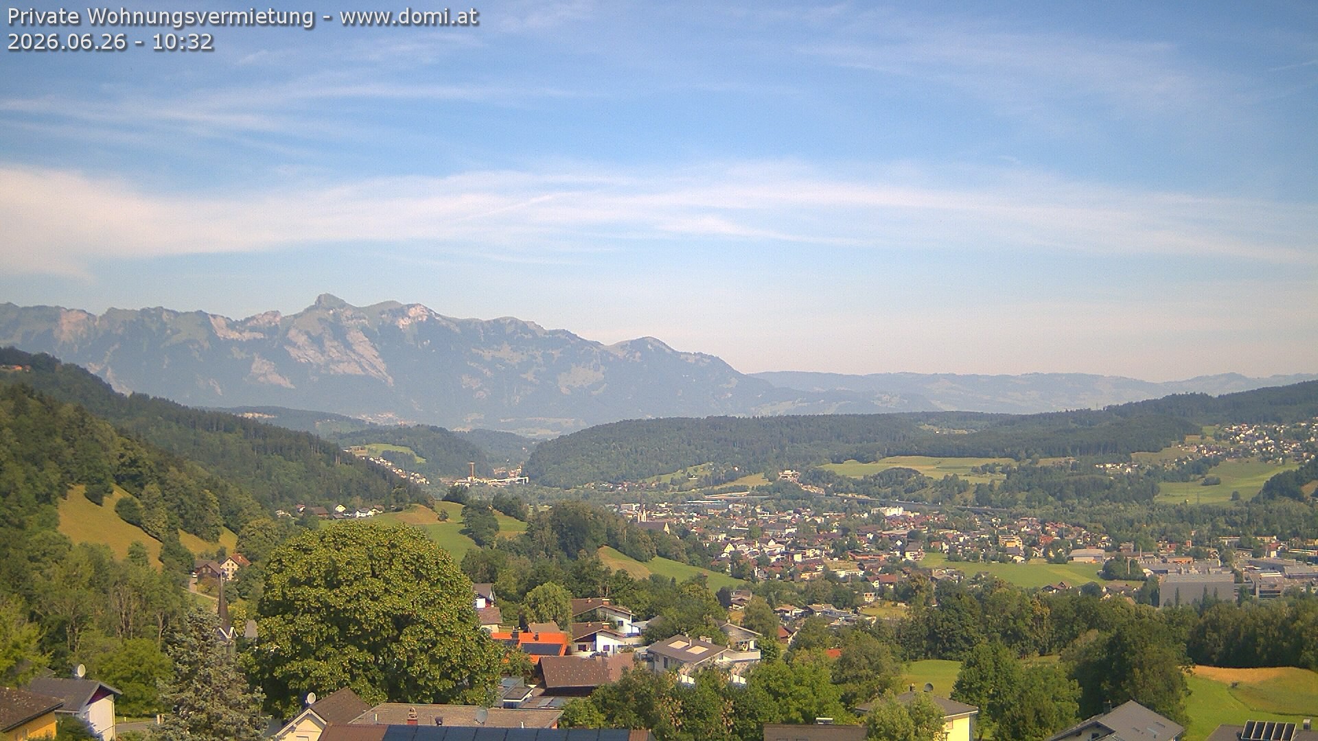 Archiv Foto Webcam Ausblick von Gampelün bei Frastanz