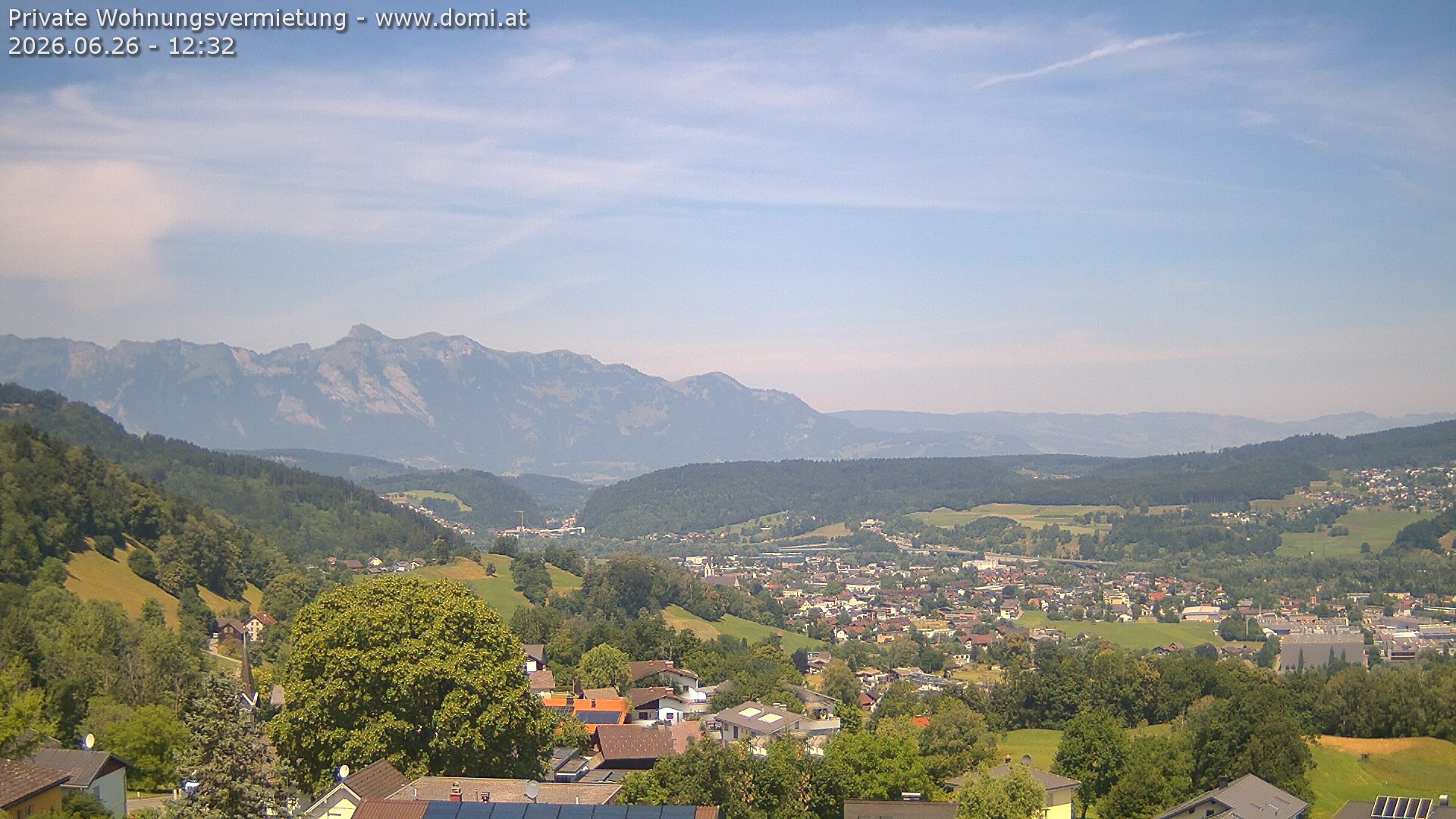Archiv Foto Webcam Ausblick von Gampelün bei Frastanz