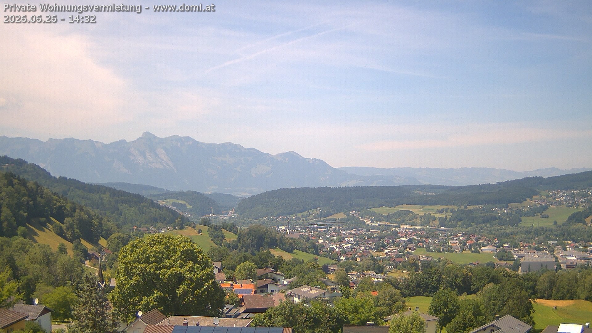 Archiv Foto Webcam Ausblick von Gampelün bei Frastanz