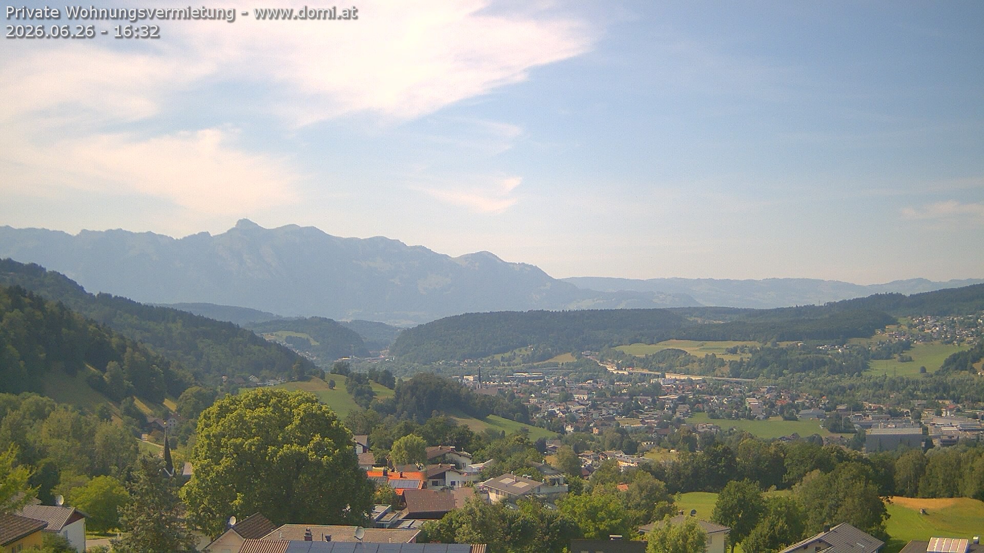 Archiv Foto Webcam Ausblick von Gampelün bei Frastanz