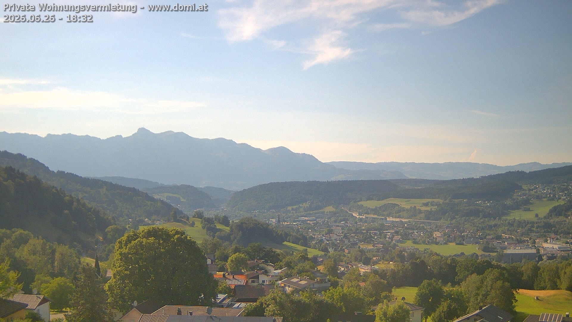 Archiv Foto Webcam Ausblick von Gampelün bei Frastanz