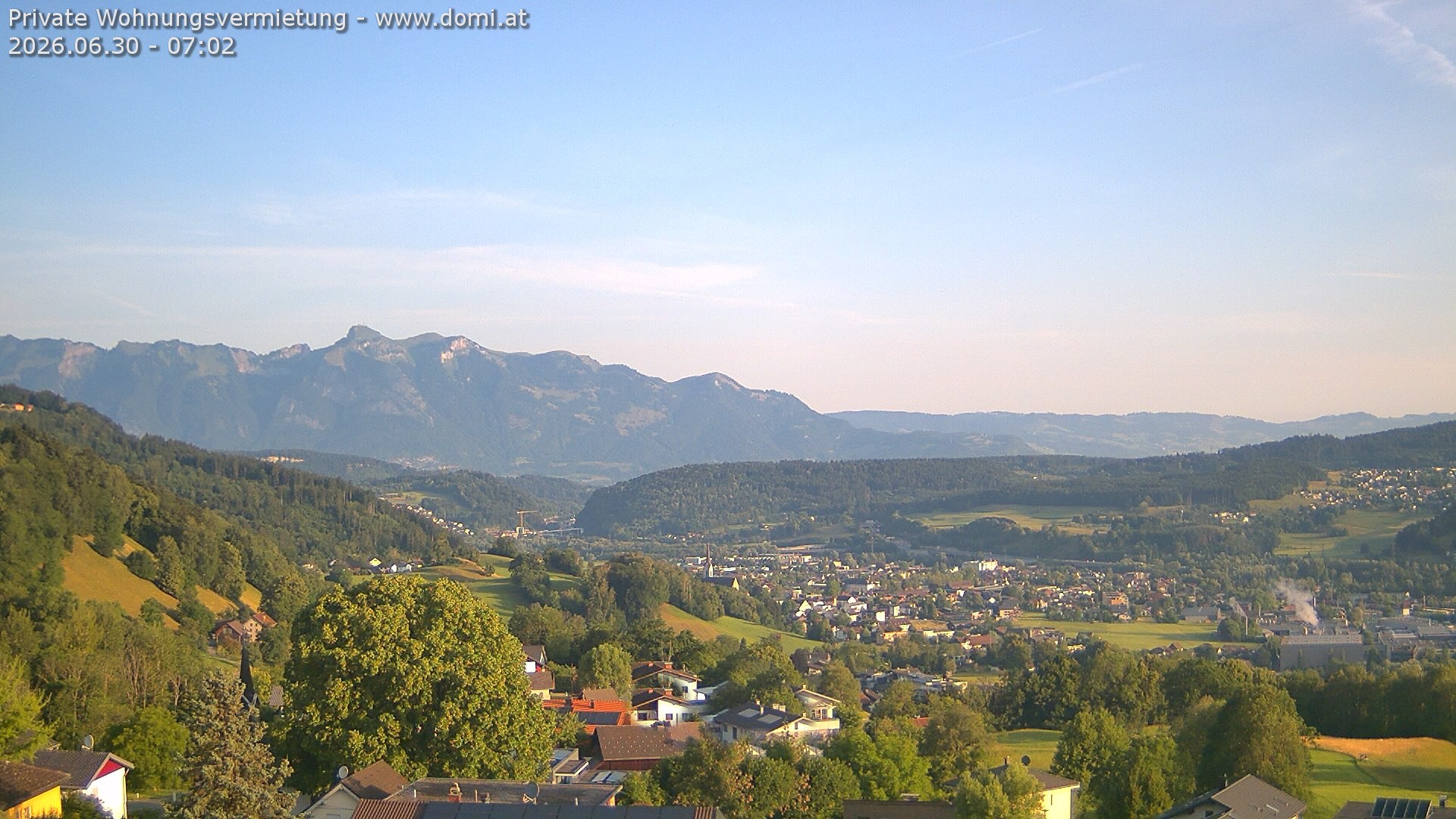 Archiv Foto Webcam Ausblick von Gampelün bei Frastanz