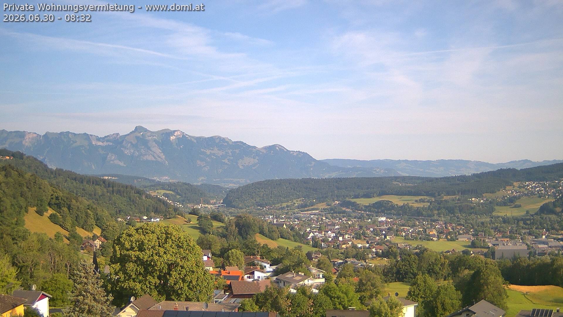 Archiv Foto Webcam Ausblick von Gampelün bei Frastanz