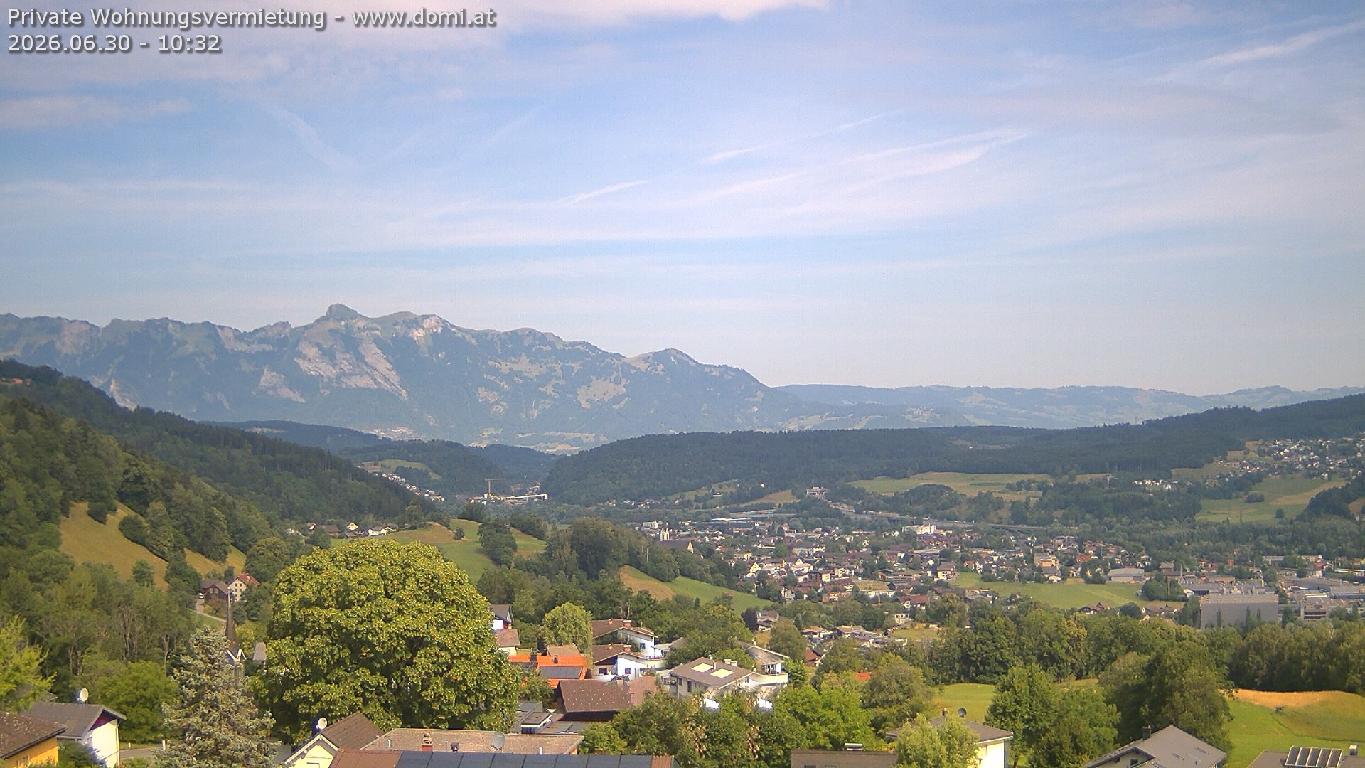 Archiv Foto Webcam Ausblick von Gampelün bei Frastanz