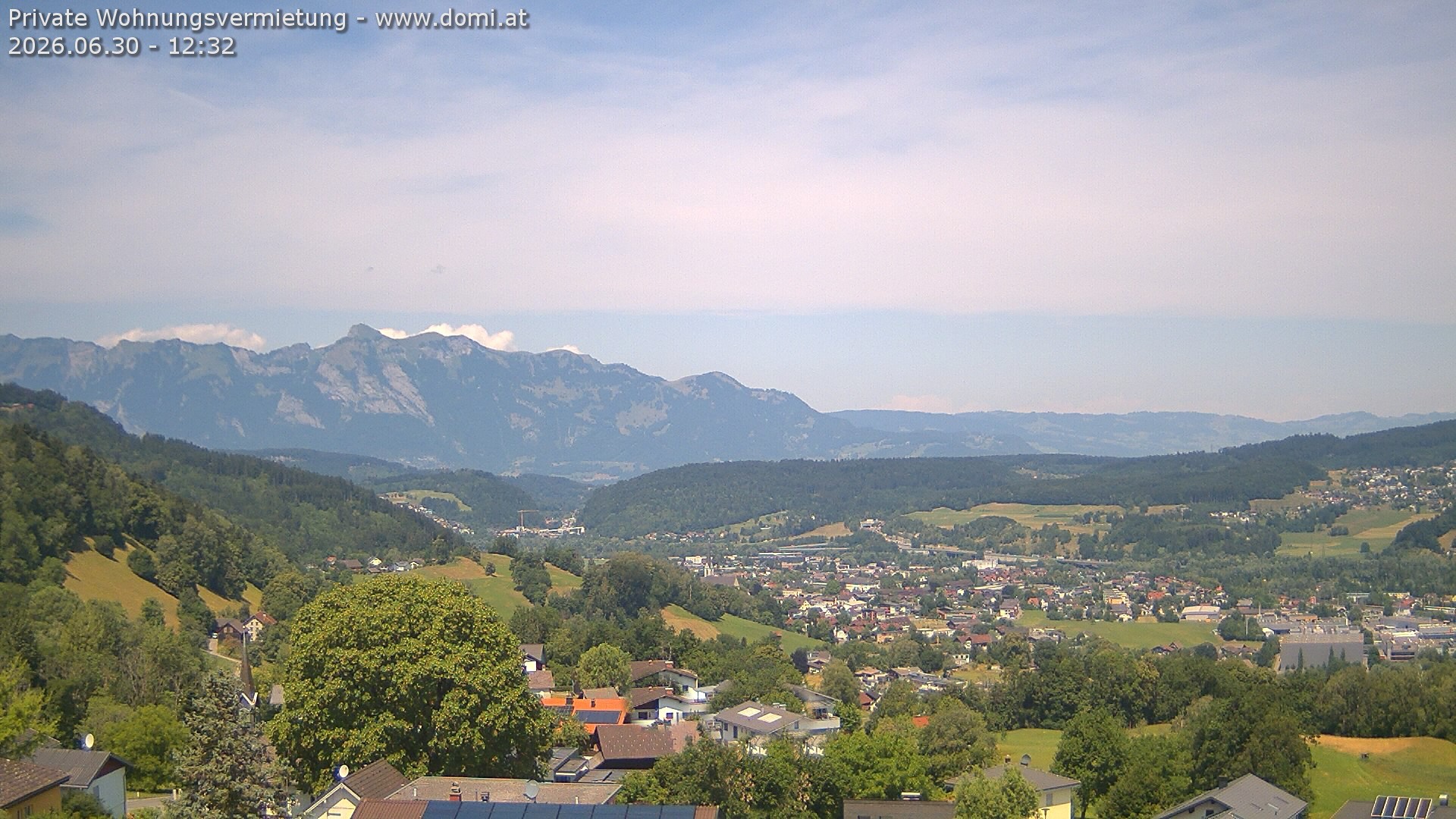 Archiv Foto Webcam Ausblick von Gampelün bei Frastanz
