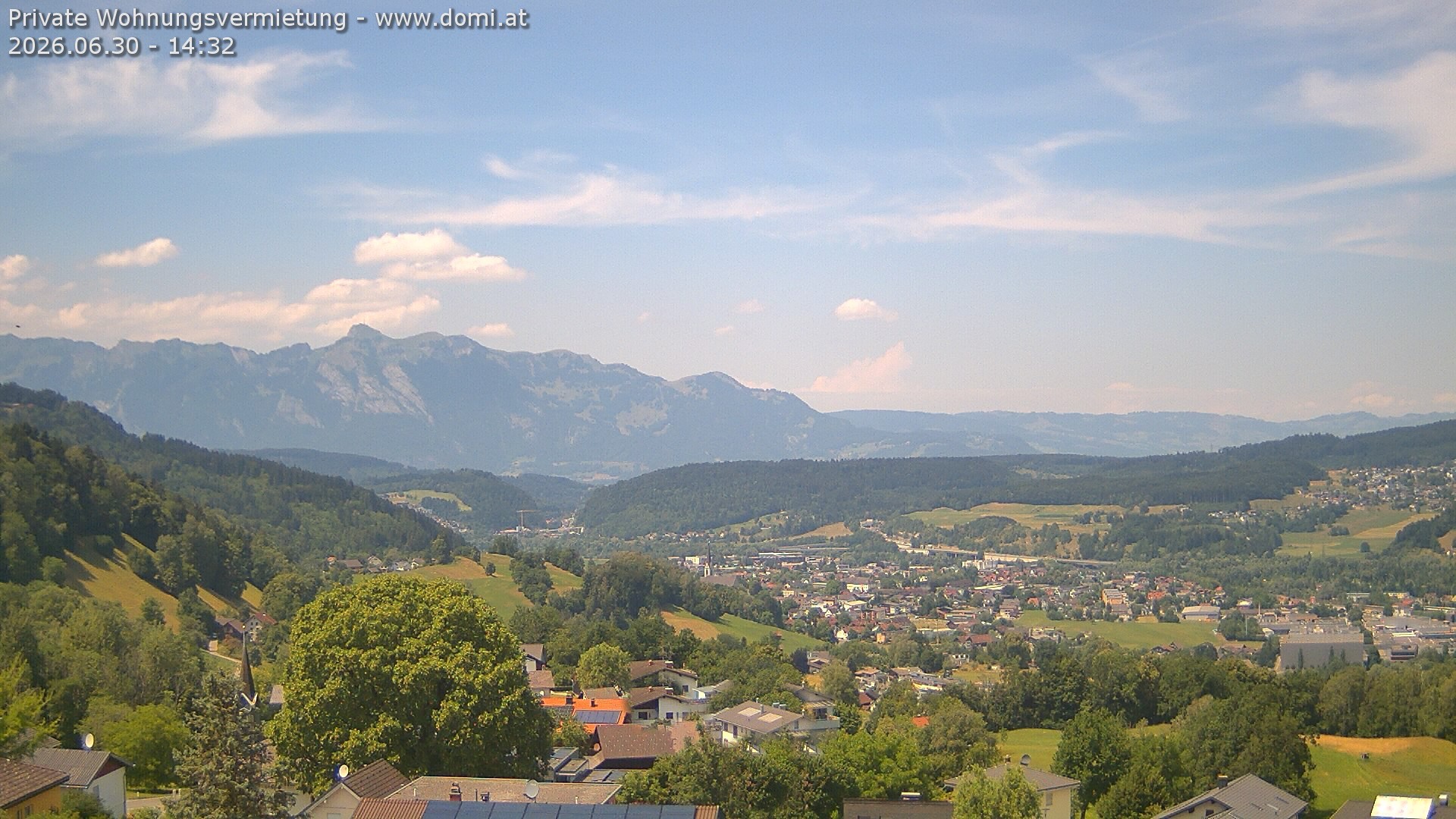 Archiv Foto Webcam Ausblick von Gampelün bei Frastanz